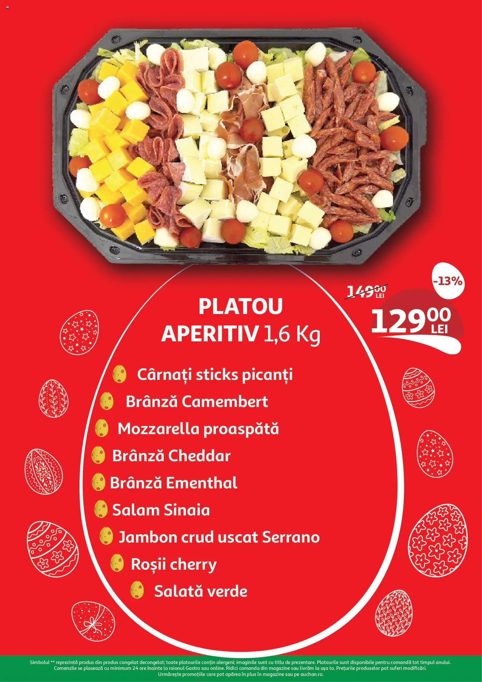 Noul catalog Auchan – valabil de la 01.04.2026 | Pagină: 3 | Produse: Brânză, Ușă, Salată, Cârnați