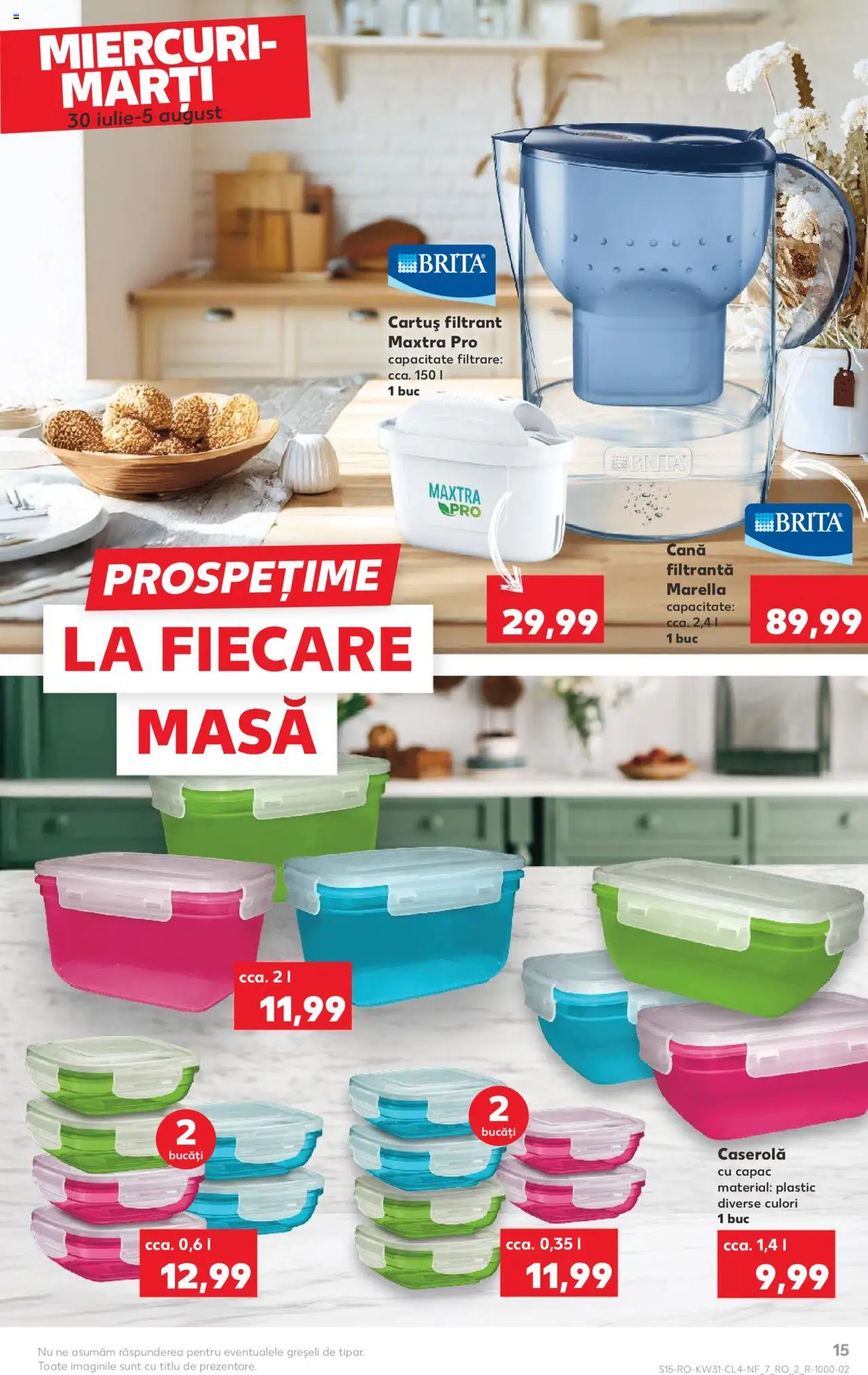 Catalog Kaufland - București – valabil de la 30.07.2025 | Pagină: 15 | Produse: Masă