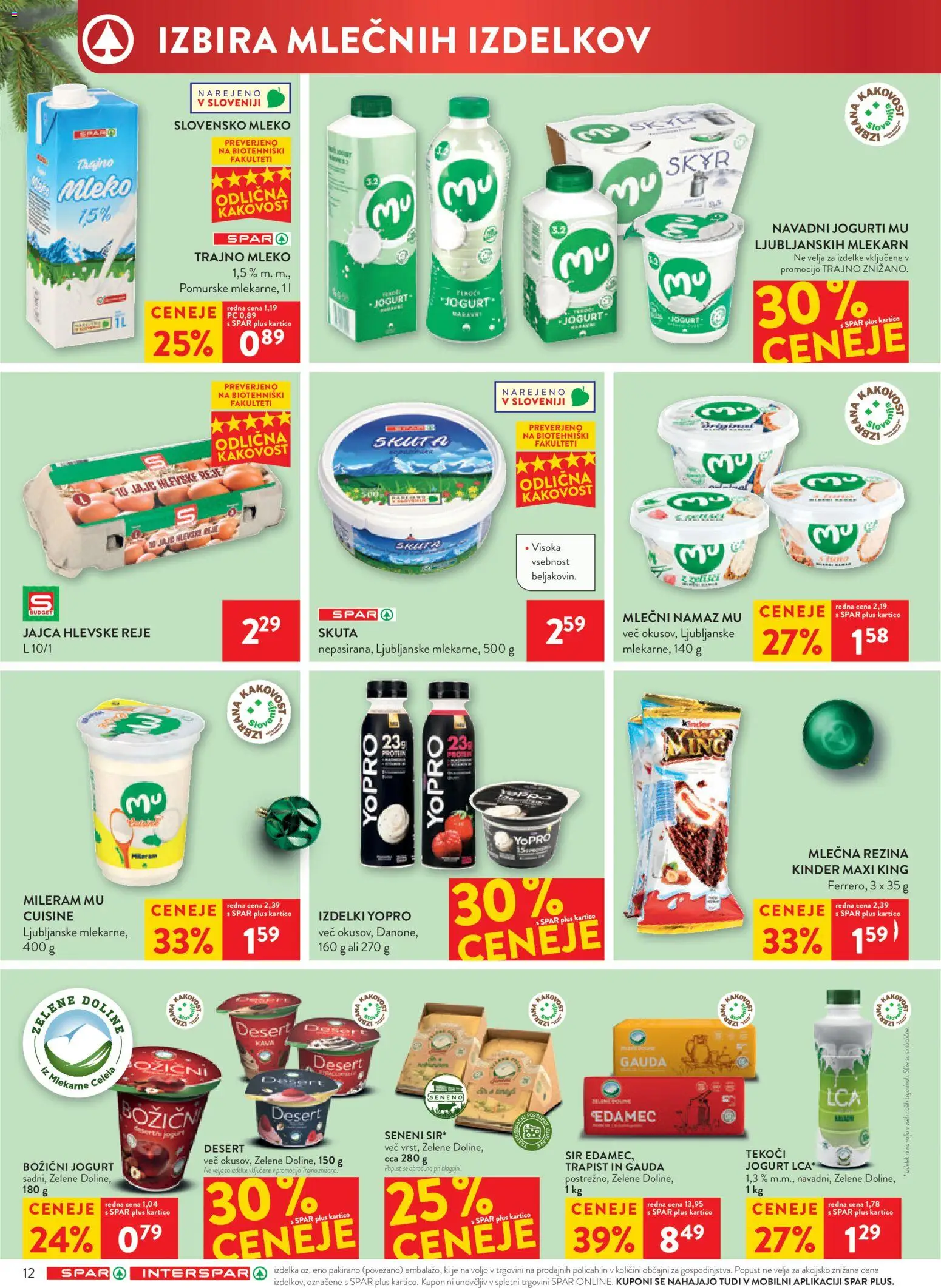 Novi Spar katalog ponudbe – veljaven od 26.11.2025 | Stran: 14