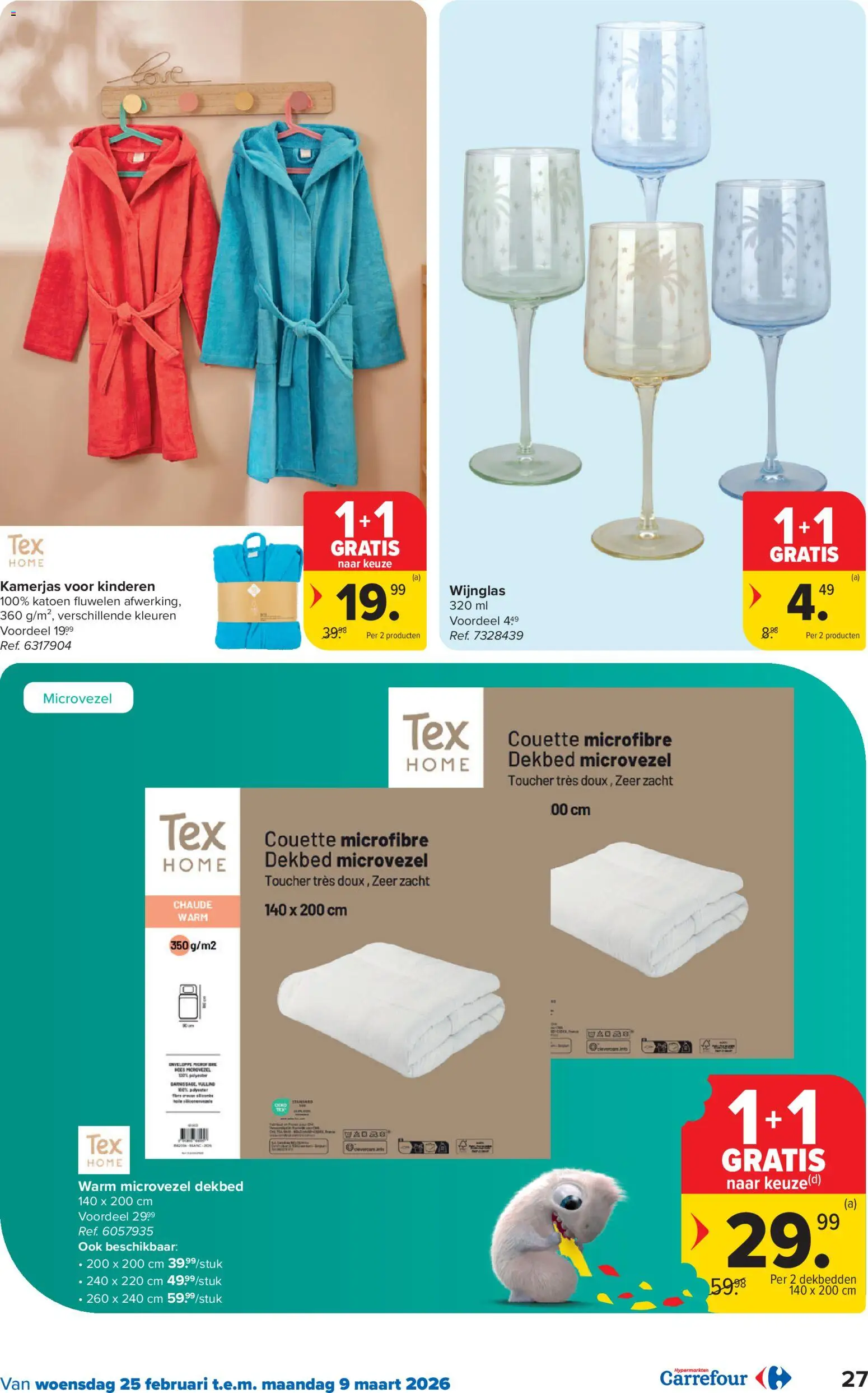 {H1} | Pagina: 27 | Producten: Dekbed