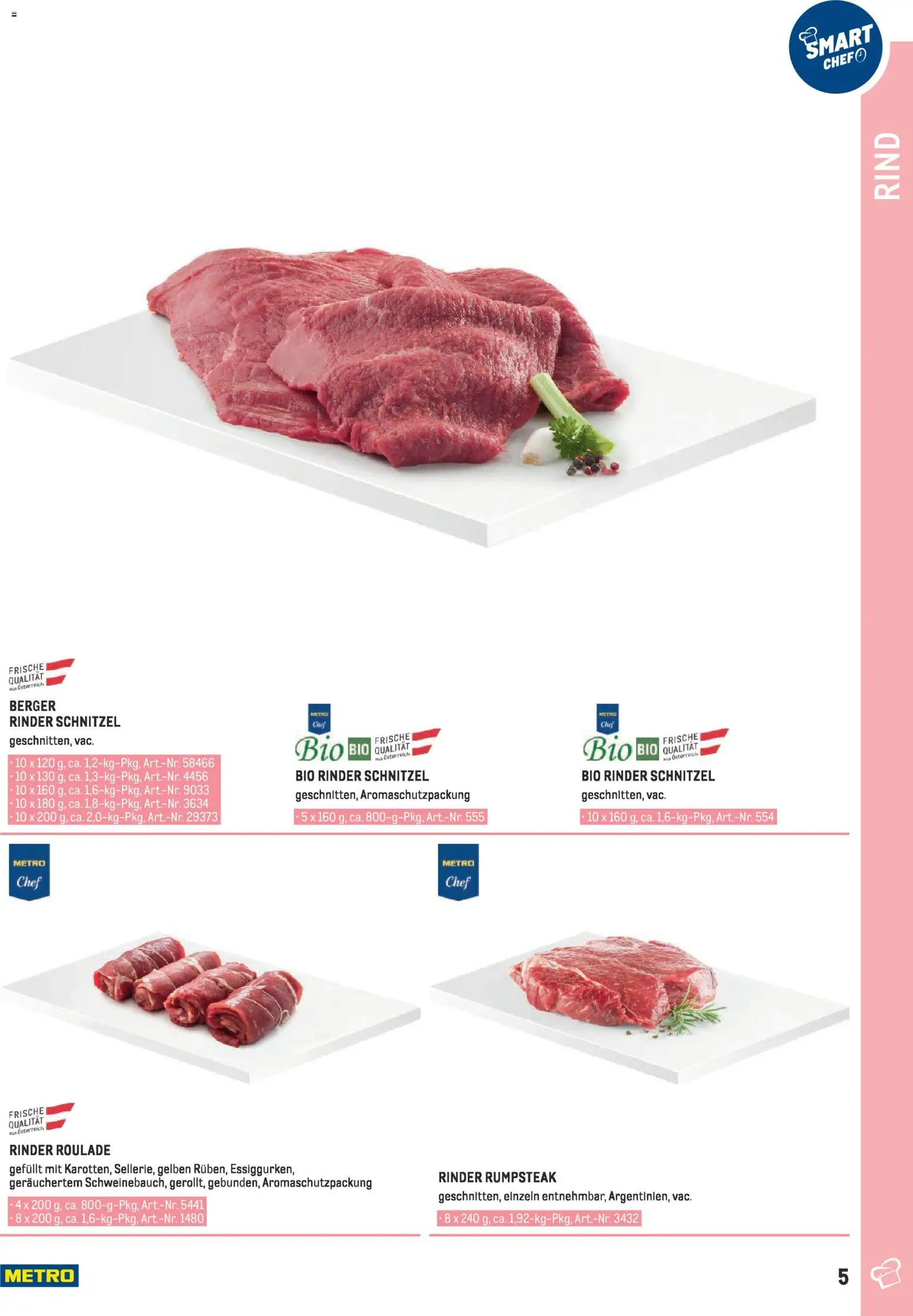 Metro angebote - Smart Chef Fleisch gültig ab 01.01.2026 | Seite: 5