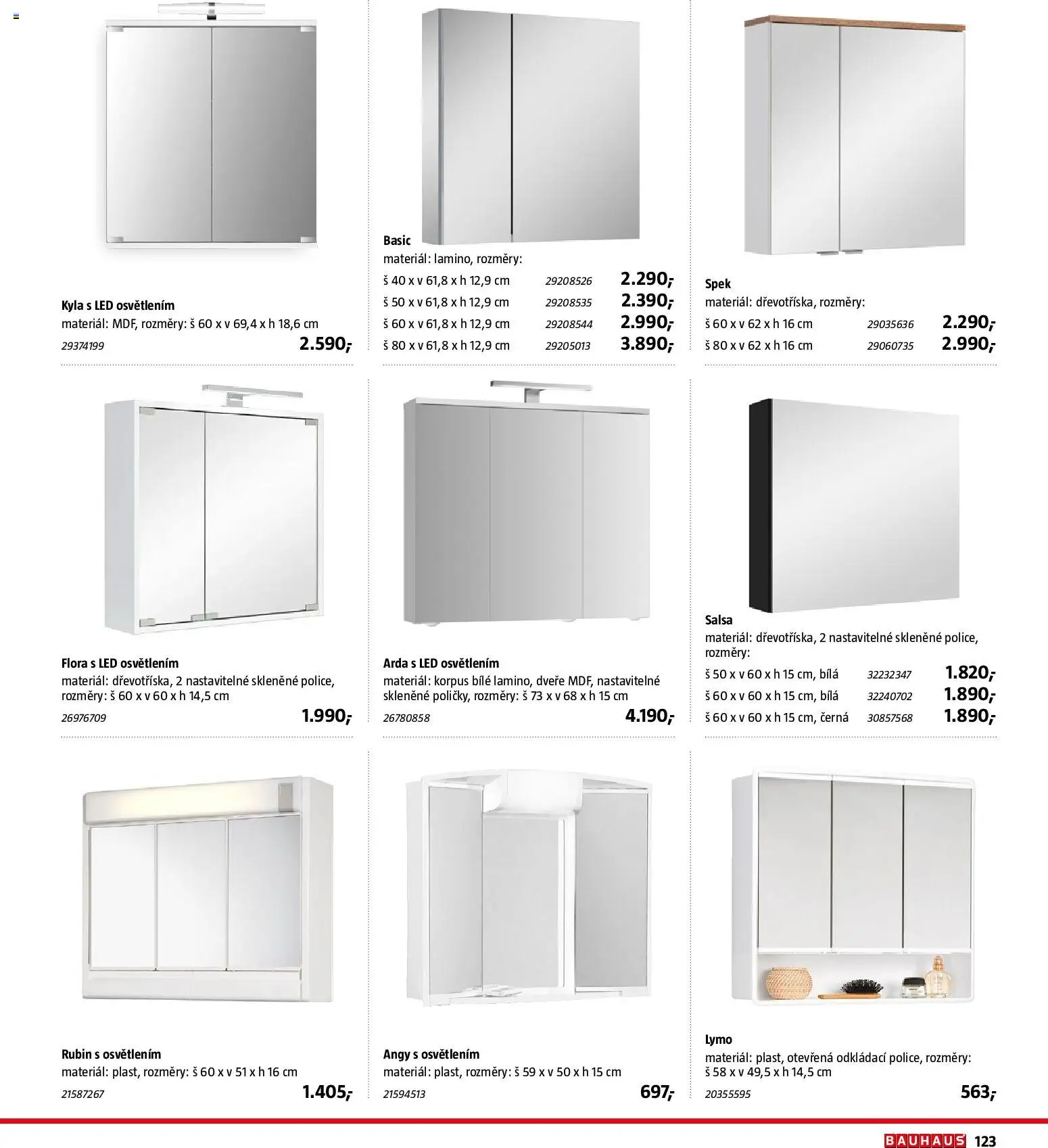 Bauhaus katalog Sanita od 03.11.2025 | Strana: 123 | Produkty: Flora, LED