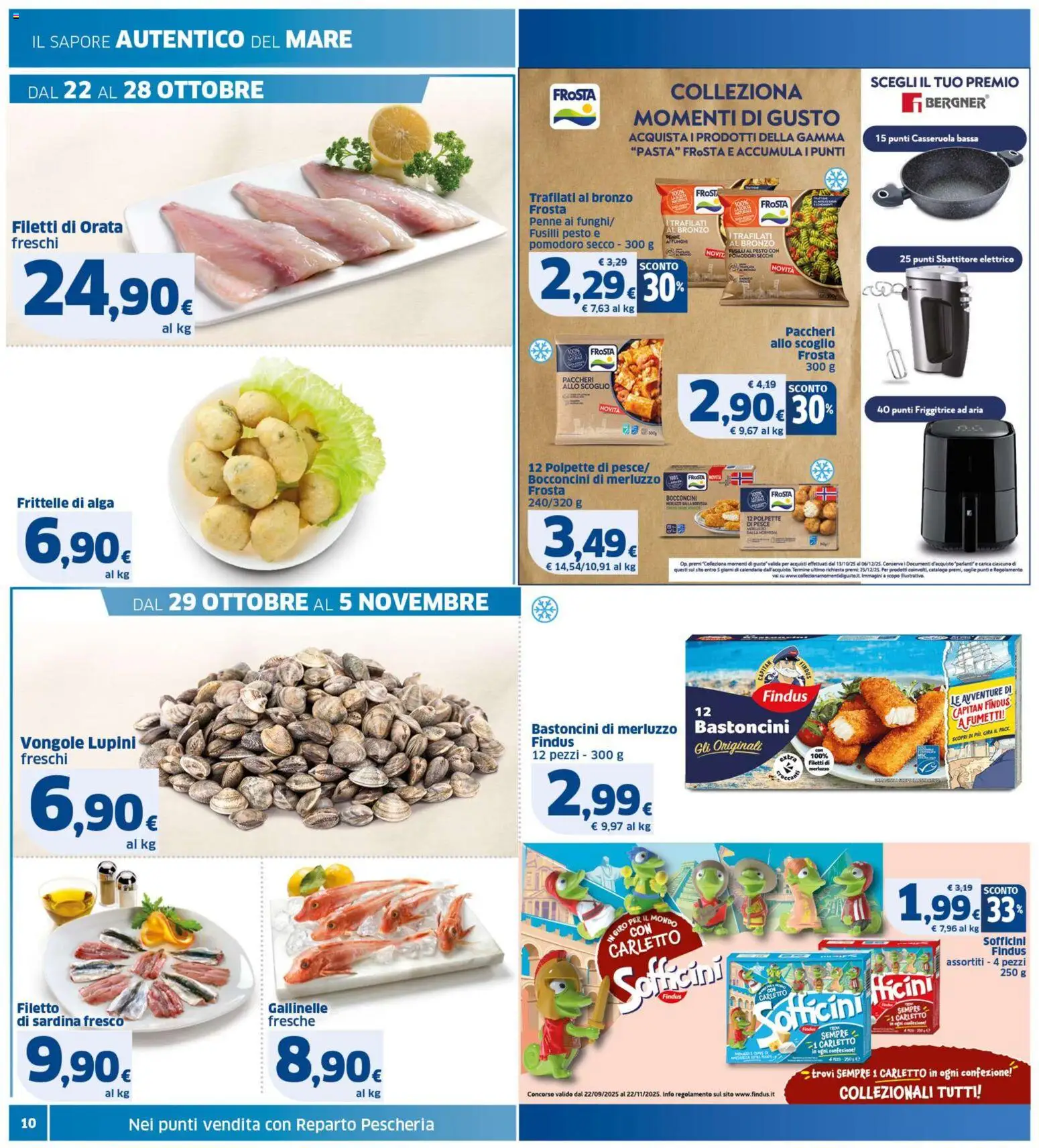 Volantino SIGMA del 22.10.2025 | Pagina: 10 | Prodotti: Merluzzo, Pesto, Penne, Polpette