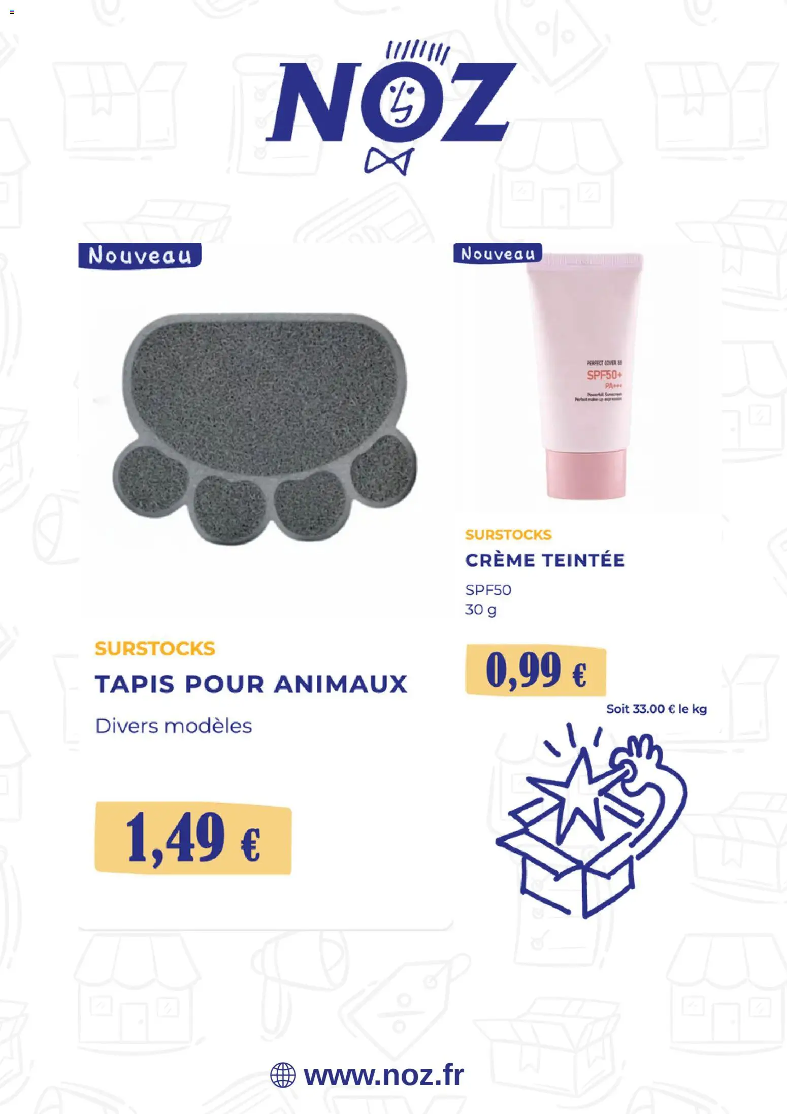 {H1} | Page: 2 | Produits: Tapis, Crème