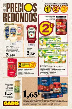 Vista previa Gadis - folleto válido desde el 08.01.2026 | Página: 28 | Productos: Νερό καρύδας, Οθόνη προβολής, Tomate triturado