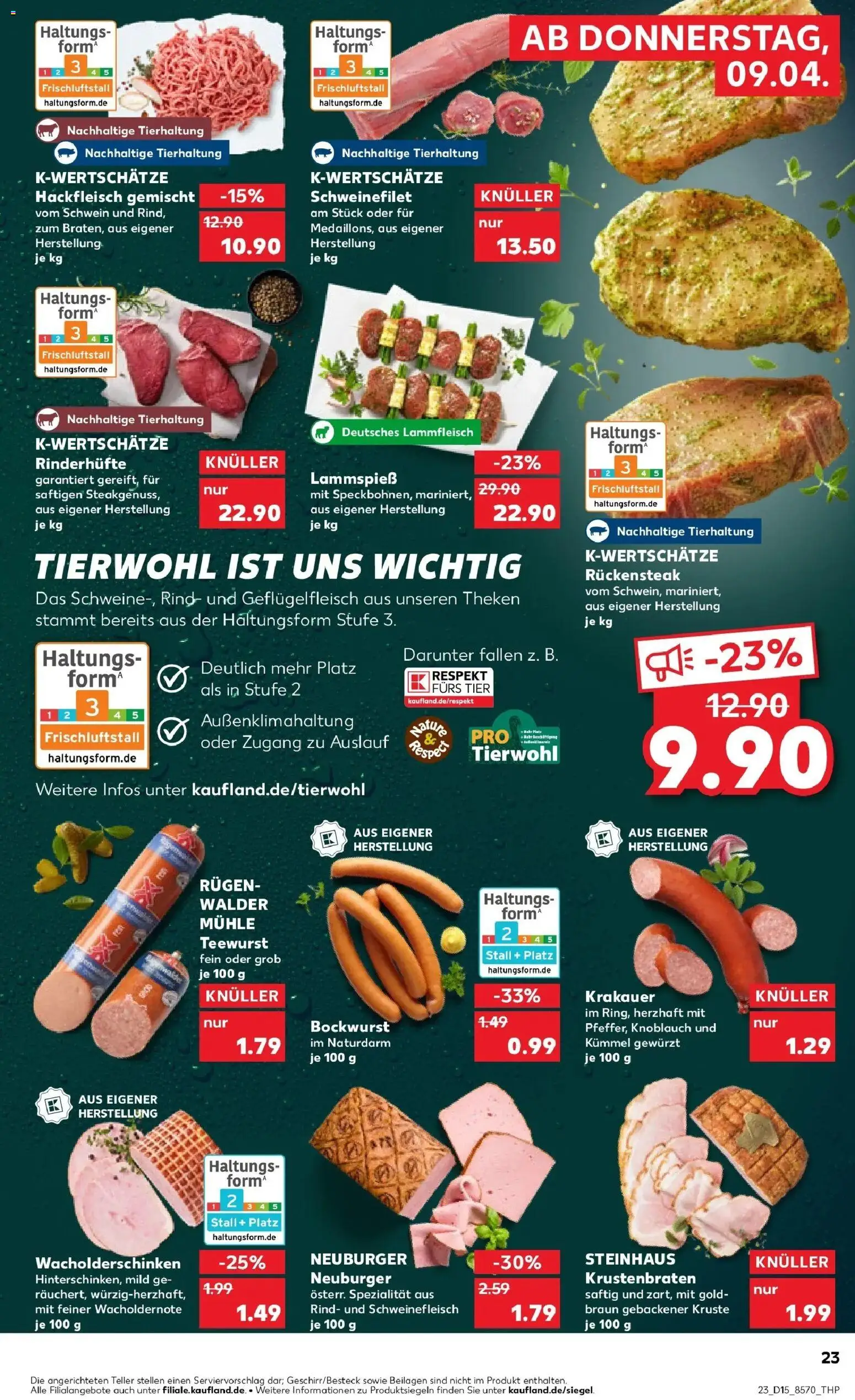 Kaufland Prospekt Konstanz	 – gültig ab 07.04.2026 | Seite: 35 | Produkte: Bockwurst, Krustenbraten, Knoblauch, Hackfleisch