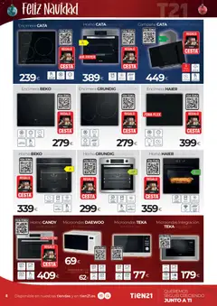 Vista previa Tien 21 folleto válido desde el 01.12.2025 | Página: 8 | Productos: Horno, Peso, Cesta