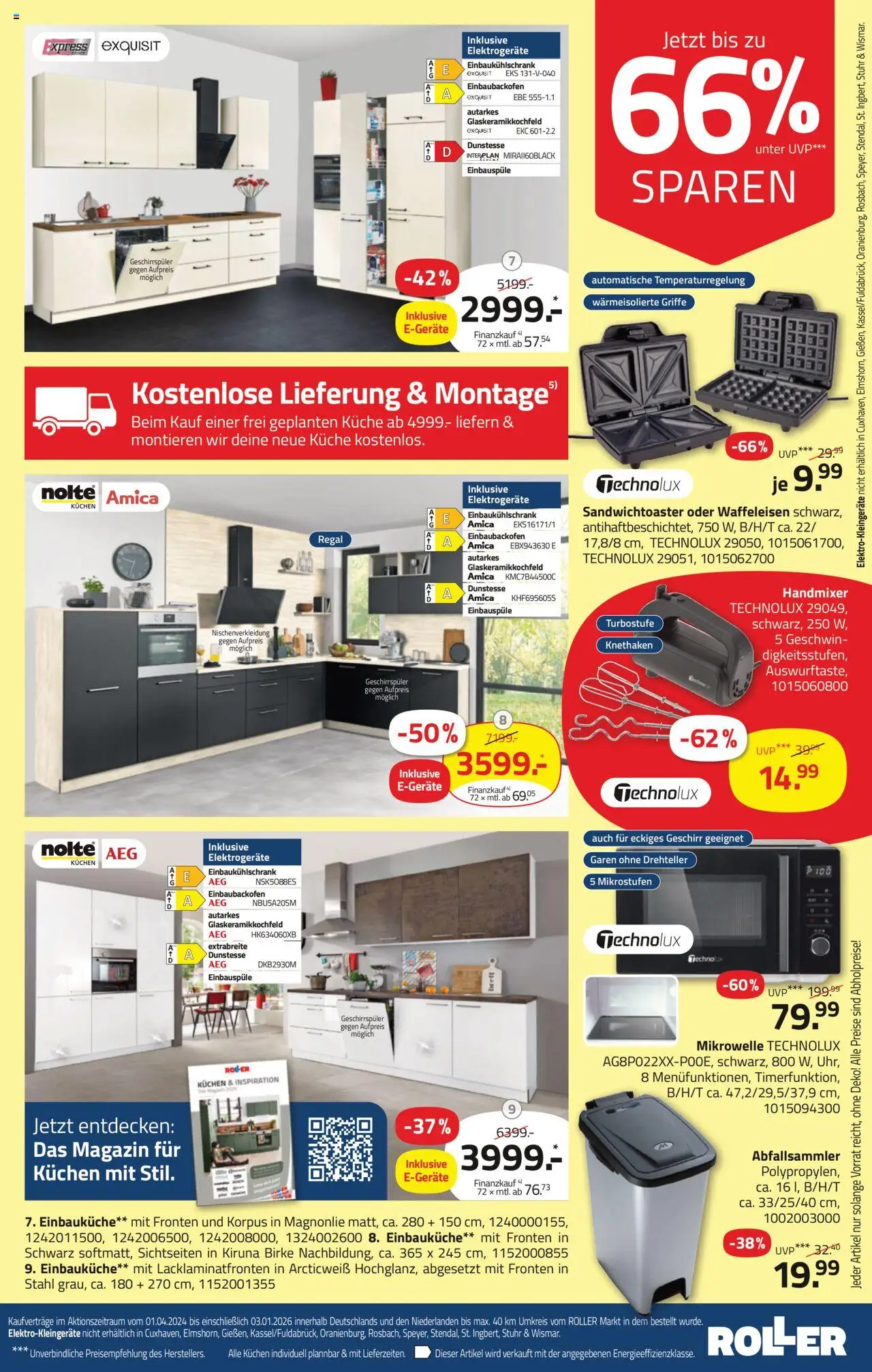 Roller Prospekt 	 - gültig ab dem 17.08.2025 | Seite: 13 | Produkte: Regal, Küche, Handmixer, Waffeleisen