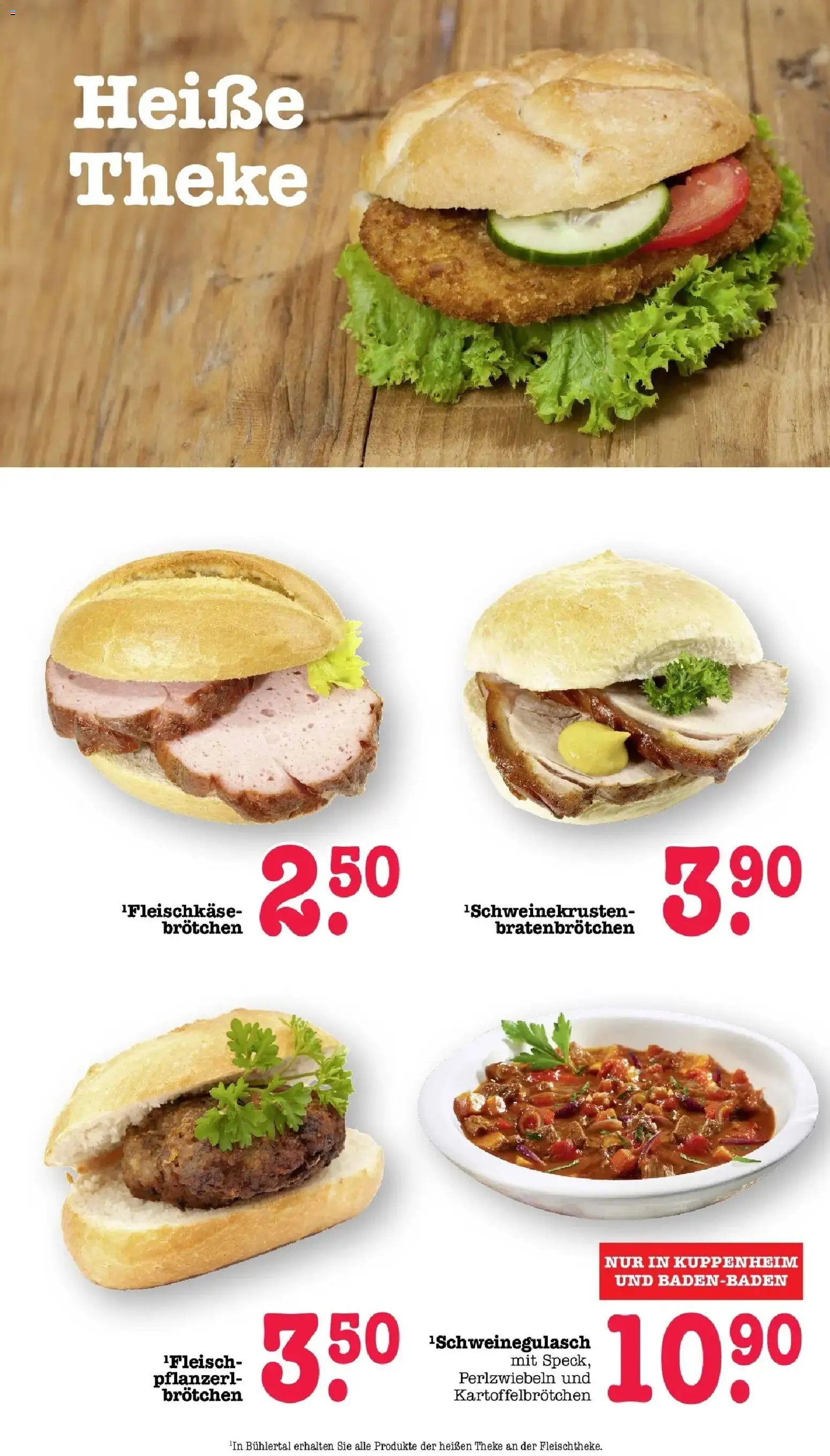 Edeka prospekt Bühlertal	 – gültig ab 05.04.2026 | Seite: 18 | Produkte: Schweinegulasch, Theke