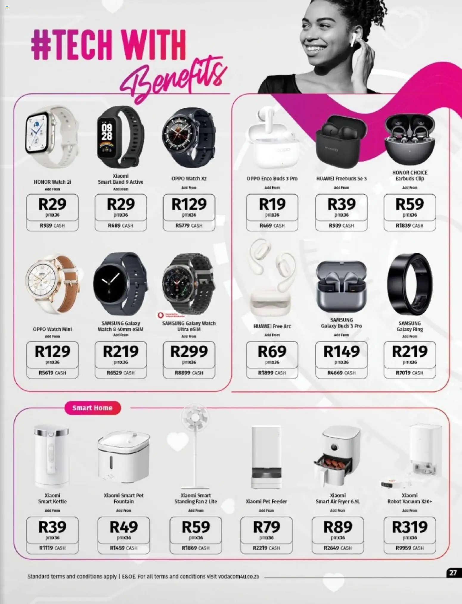 New Vodacom catalogue – valid from 06.02.2026 | Page: 27 | Products: Watch, Fan, Fryer, Air fryer
