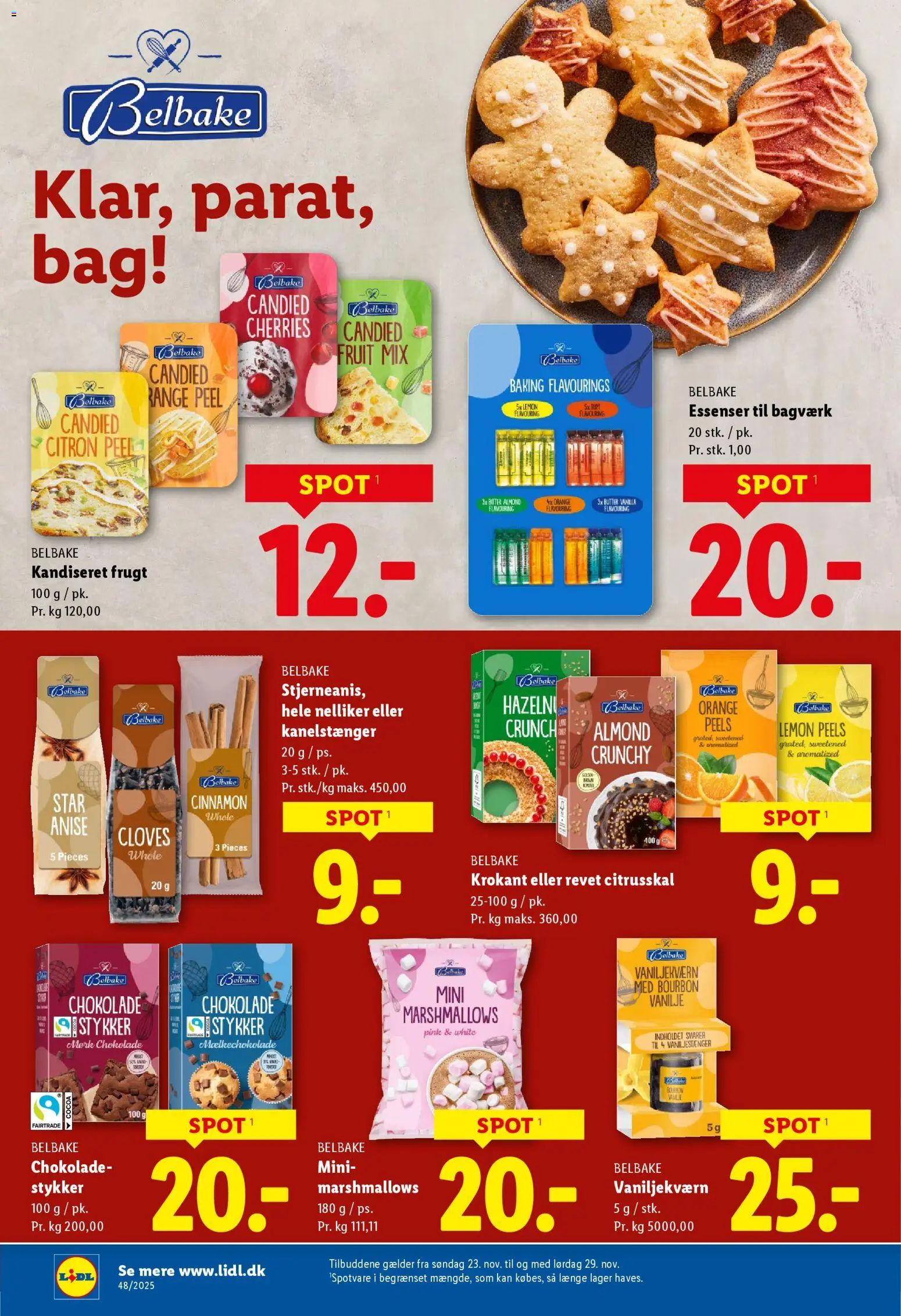 Lidl tilbudsavis – gyldig fra 23.11.2025 | Side: 17 | Produkter: Chokolade, Bourbon, Vanilje, Søm