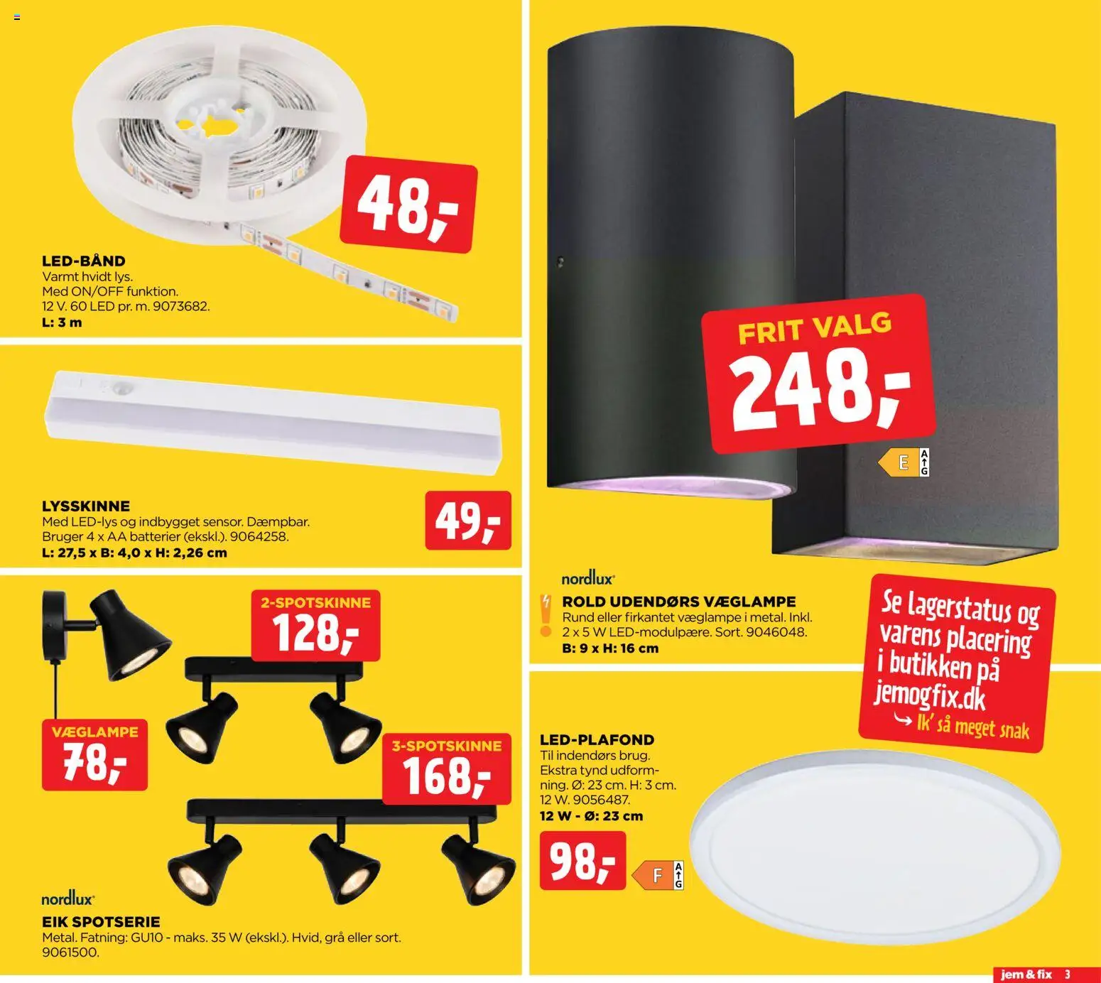 Jem & fix tilbudsavis – gyldig fra 26.10.2025 | Side: 3 | Produkter: Batterier
