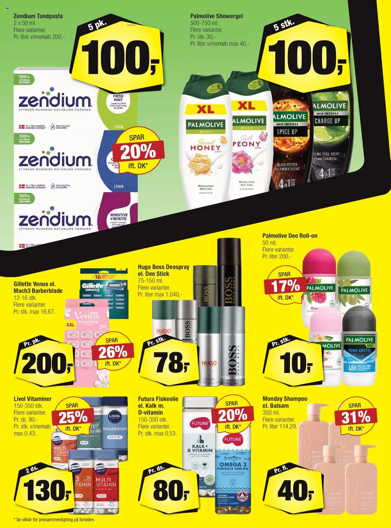 Calle tilbudsavis – gyldig fra 22.10.2025 | Side: 28 | Produkter: Shampoo, Tandpasta, Lime, Mynte