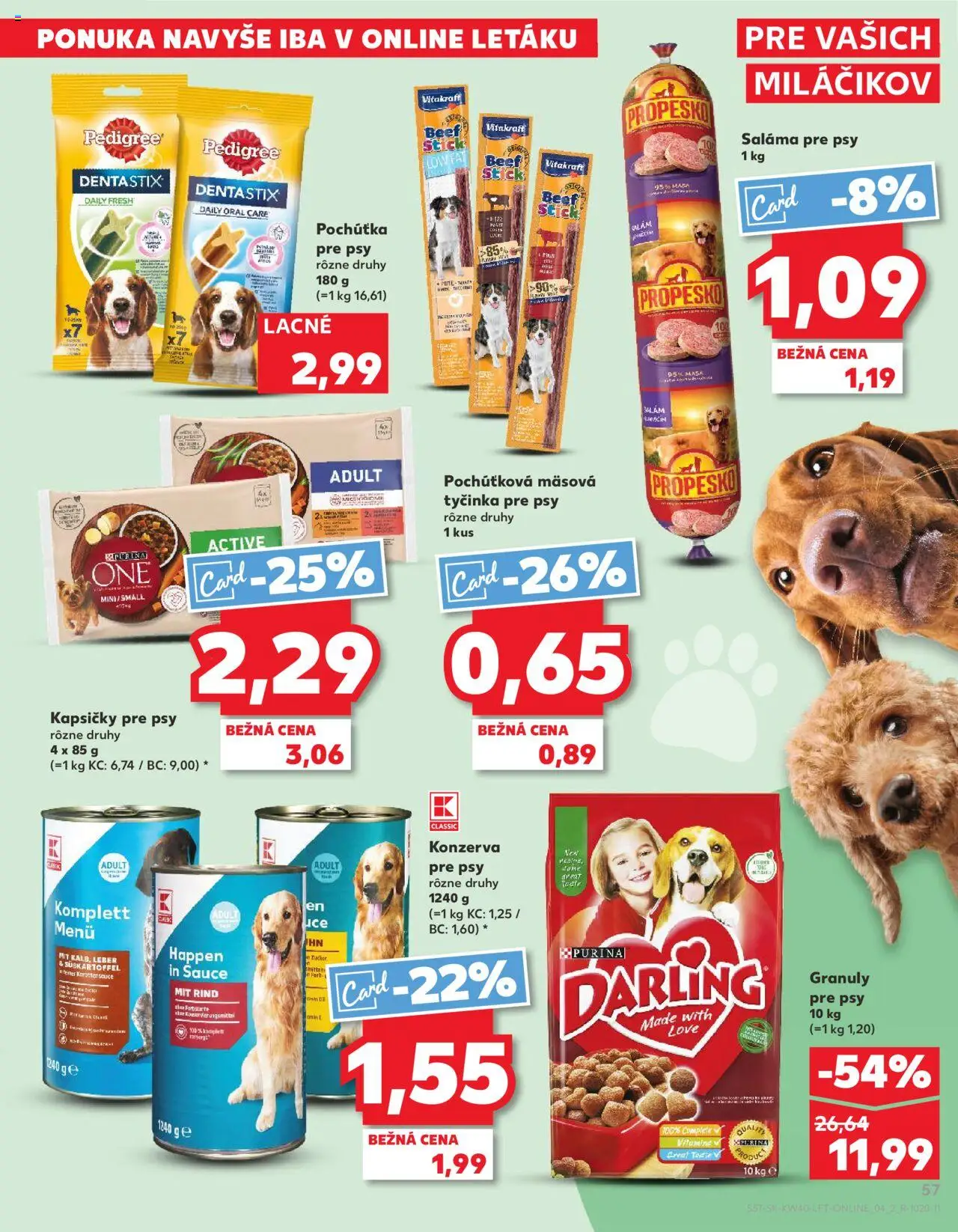 Nové Kaufland akcie – leták je platný od 02.10.2025 | Strana: 57 | Produkty: Saláma
