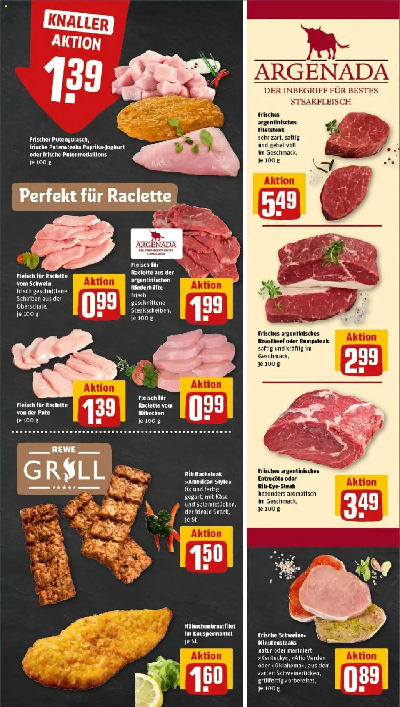 Rewe prospekt Recklinghausen	 – gültig ab 29.12.2025 | Seite: 9 | Produkte: Rumpsteak, Grill, Hahnchen, Steak