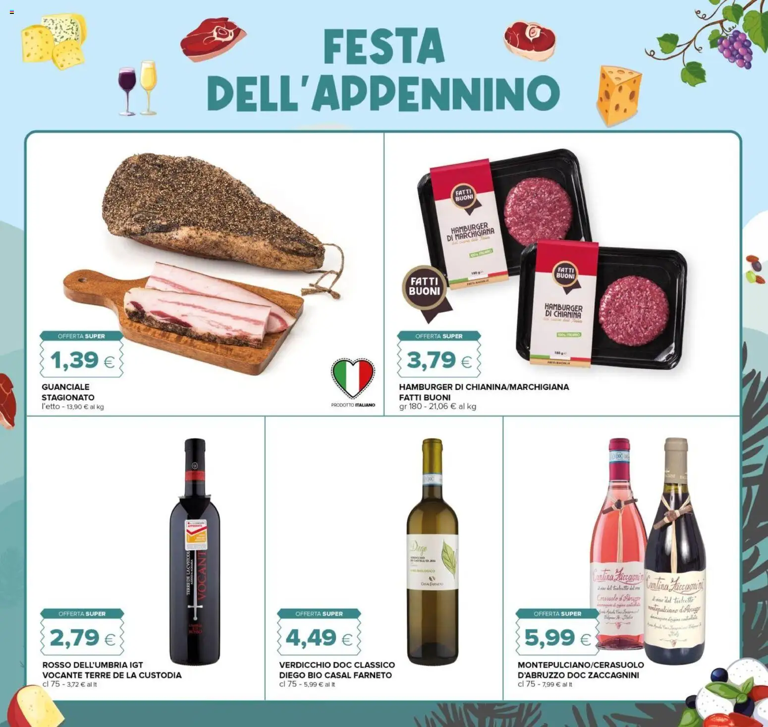 Volantino Tigre del 21.11.2025 | Pagina: 3 | Prodotti: Vino, Hamburger, Guanciale