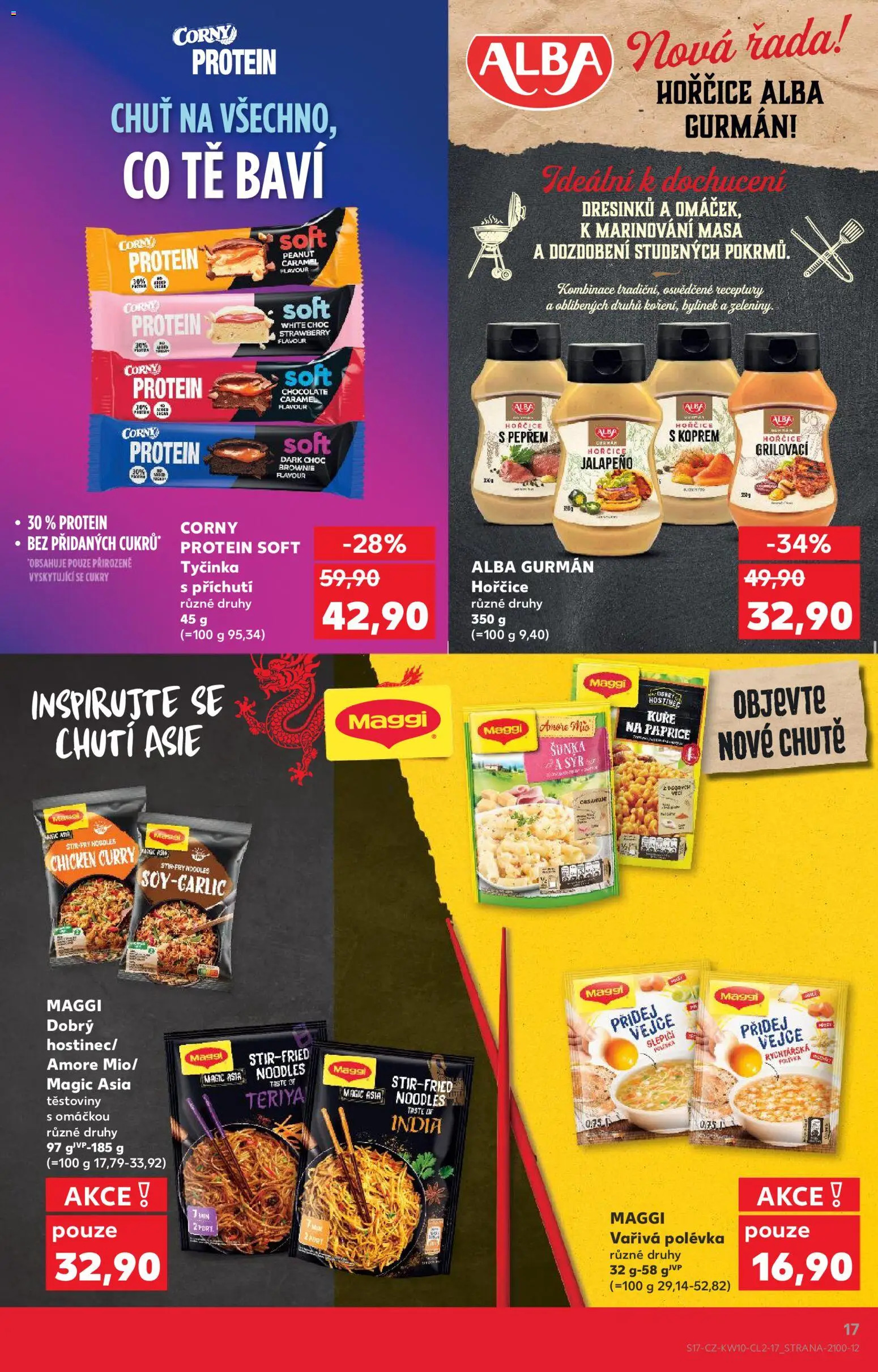 Kaufland leták - Liberec od 04.03.2026 | Strana: 17 | Produkty: Maggi, Brownie, Hořčice, Kuře