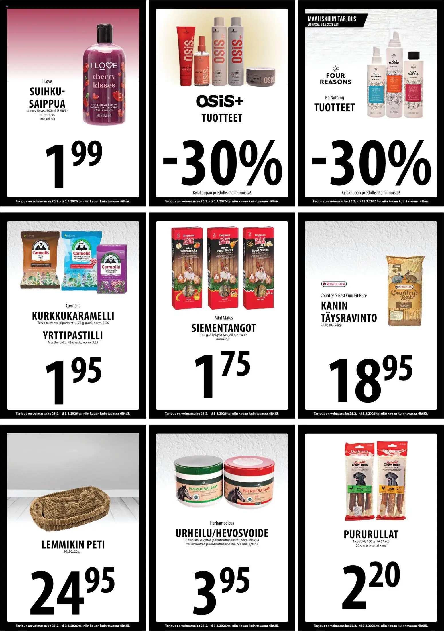 Tuuri tarjoukset – voimassa 25.02.2026 alkaen | Sivu: 16 | Tuotteet: Kana, Saippua, Suihku