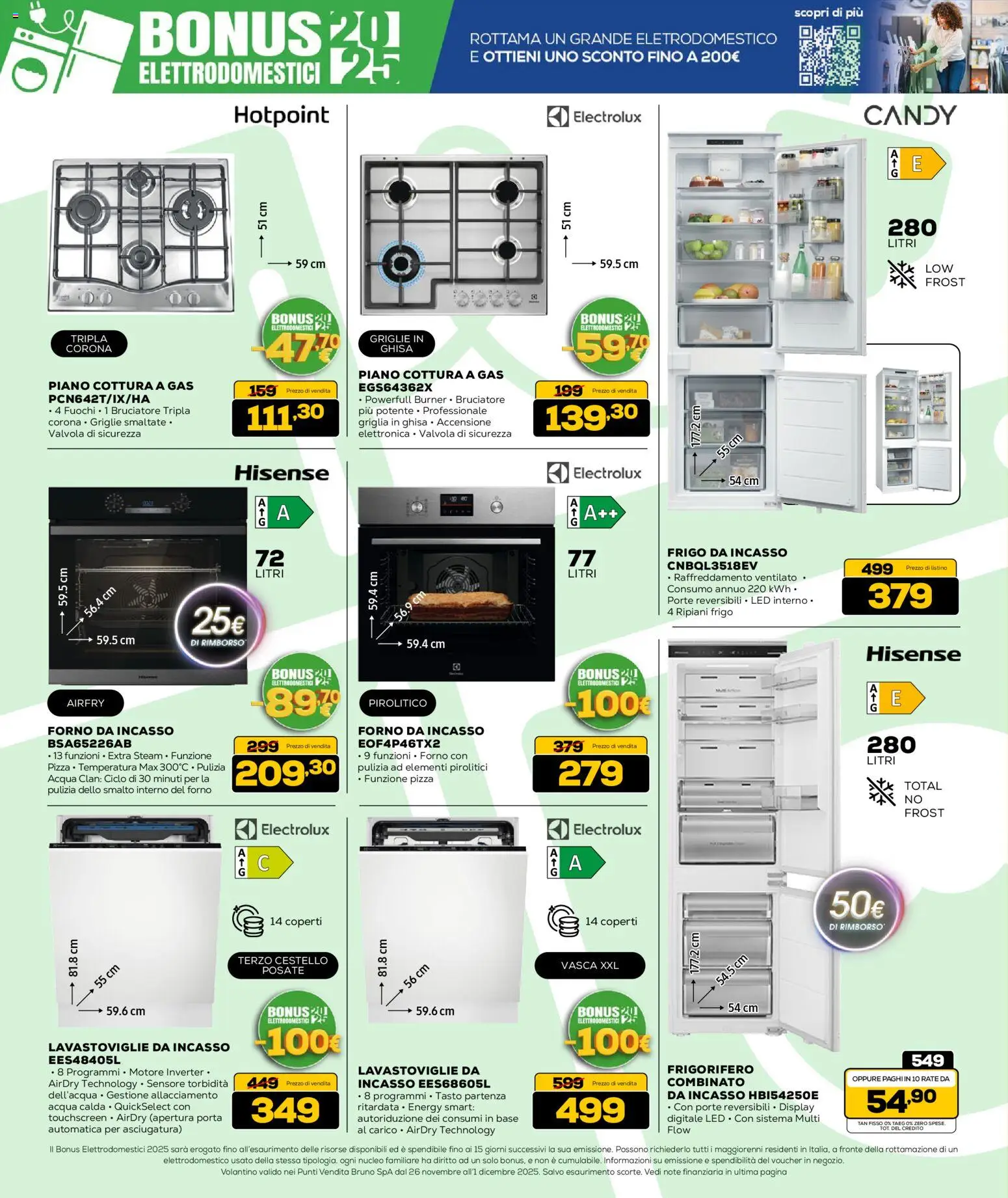Volantino Euronics del 26.11.2025 | Pagina: 19 | Prodotti: Pizza, Acqua, Lavastoviglie, Griglia