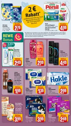 Rewe Prospekt 	 - gültig ab dem 04.08.2025 | Seite: 18 | Produkte: Thunfisch, Haarspray, Whiskas, Feuchtes Toilettenpapier
