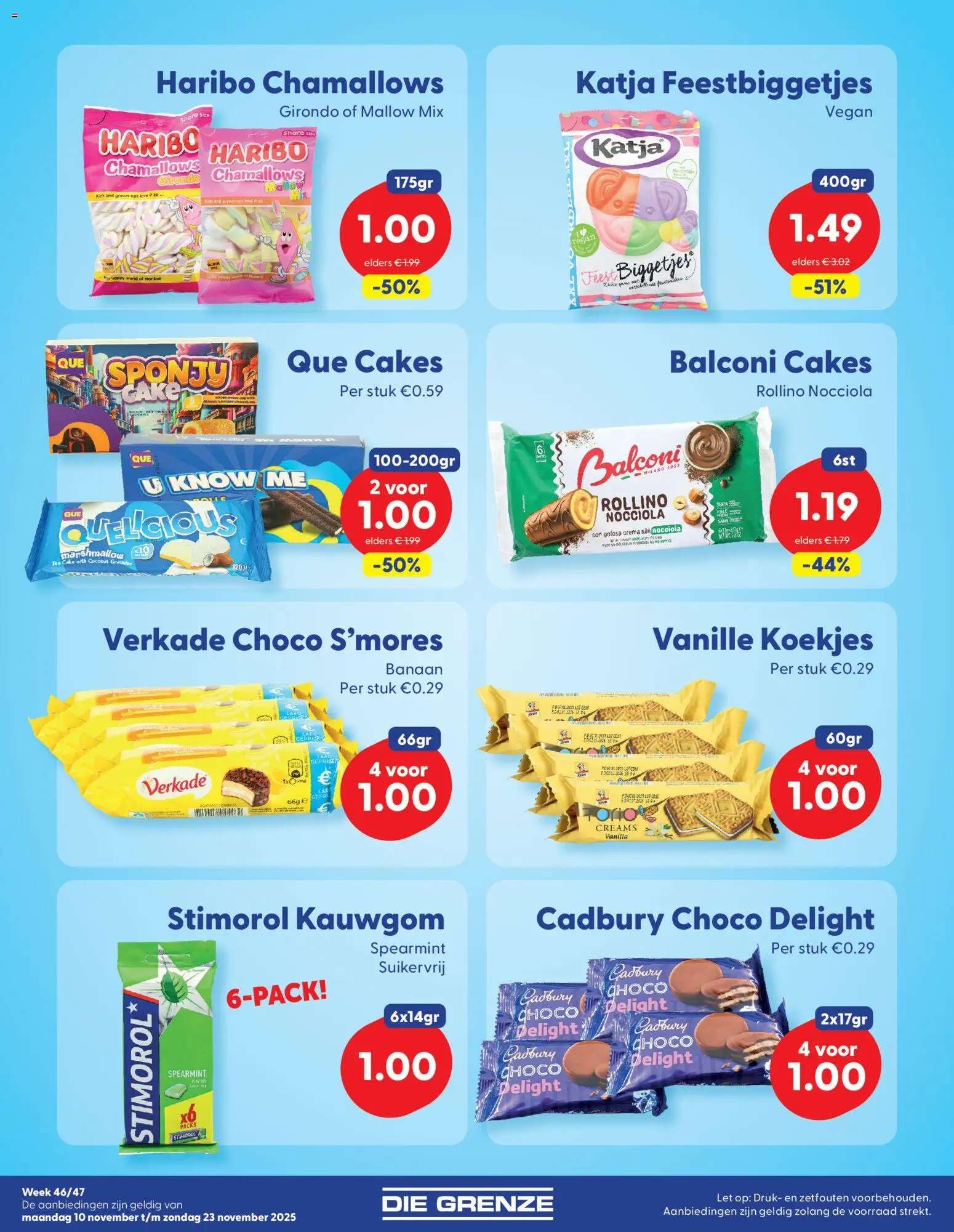 {H1} | Pagina: 2 | Producten: Koekjes, Kauwgom, Cake, Banaan