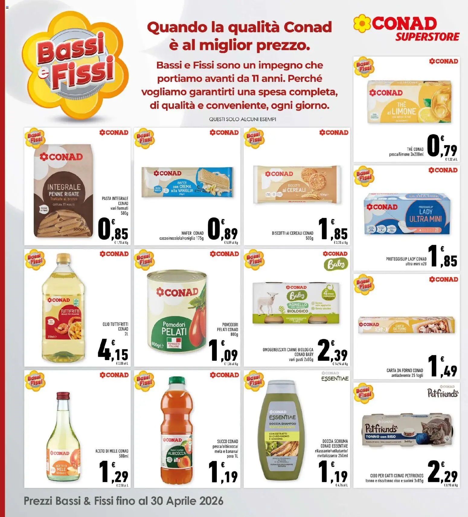 Volantino Conad del 29.01.2026 | Pagina: 24 | Prodotti: Riso, Pomodoro, Aceto, Penne
