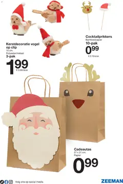 Zeeman - Folder - Voorbeeld van een folder van Zeeman, geldig van 08.11.2025 | Pagina: 33 | Producten: Cocktailprikkers, Papier