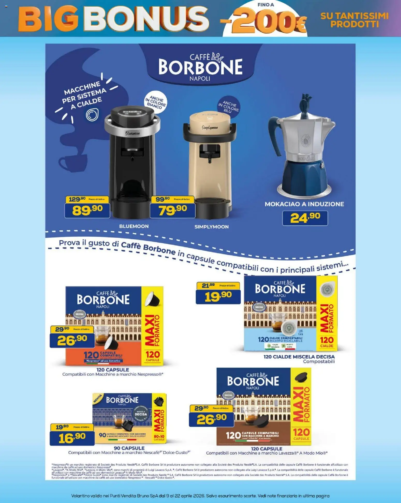 Volantino BRUNO del 09.04.2026 | Pagina: 37 | Prodotti: Caffè, Lavazza