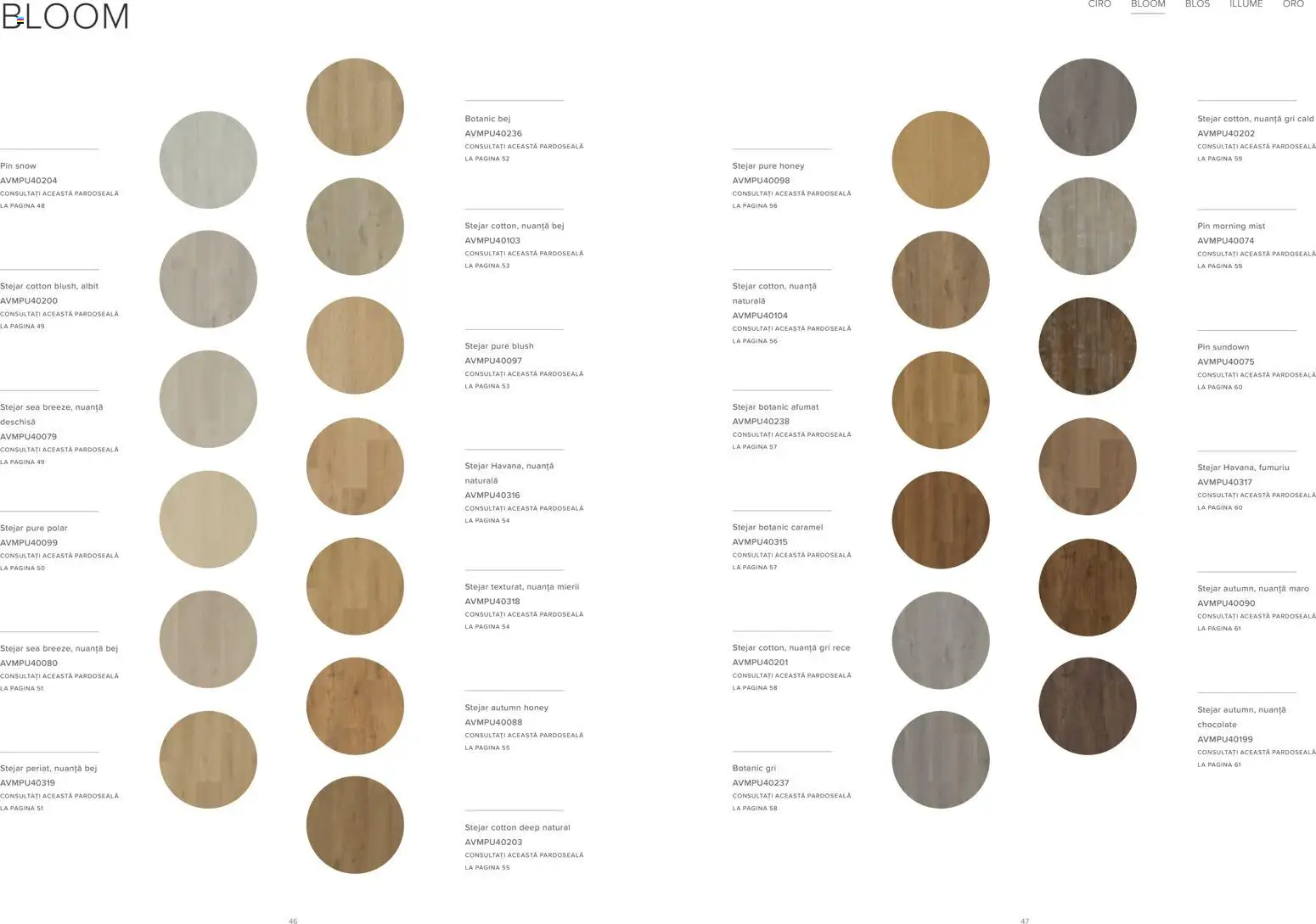 Noul catalog Proges – valabil de la 20.12.2025 | Pagină: 25 | Produse: Blush, Pardoseală