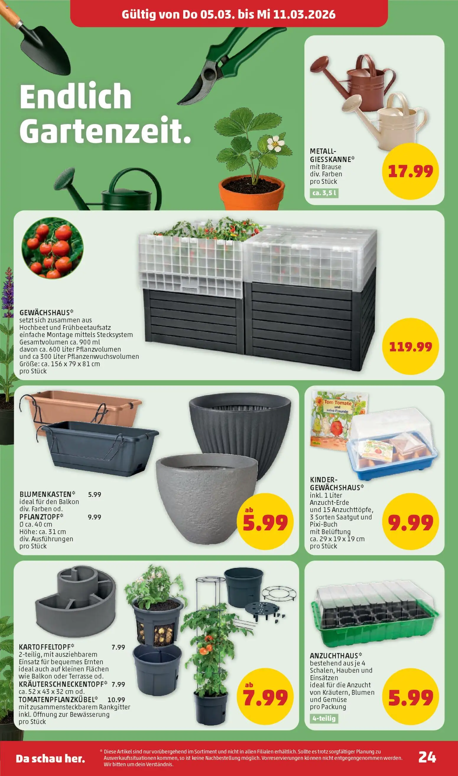 Penny Markt - Flugblatt gültig ab 05.03.2026 | Seite: 24 | Produkte: Gemüse