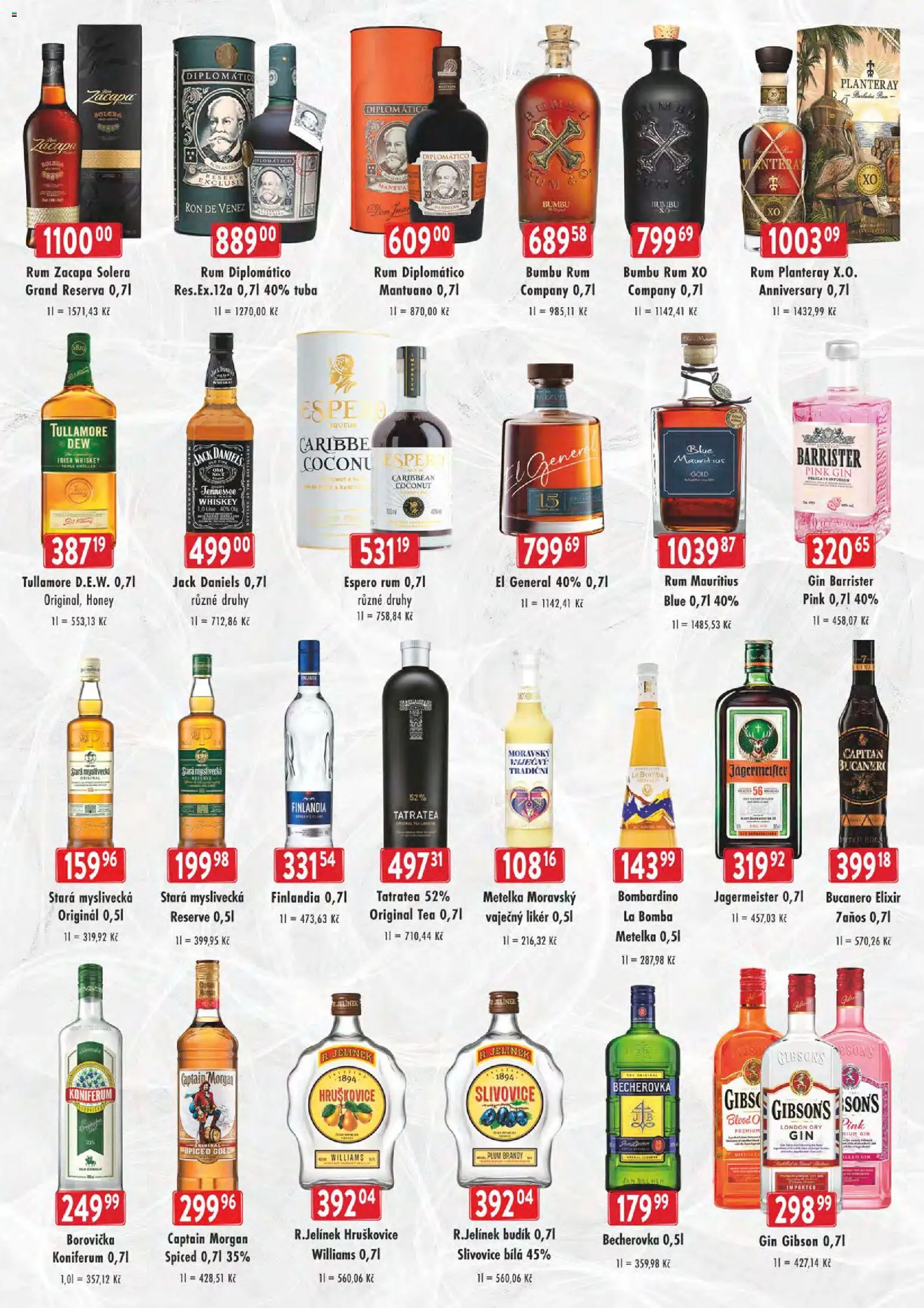 Astur & Qanto leták - cash&carry Jeseník, Krnov od 10.12.2025 | Strana: 3 | Produkty: Bombardino, Captain Morgan, Vaječný Likér, Jelínek