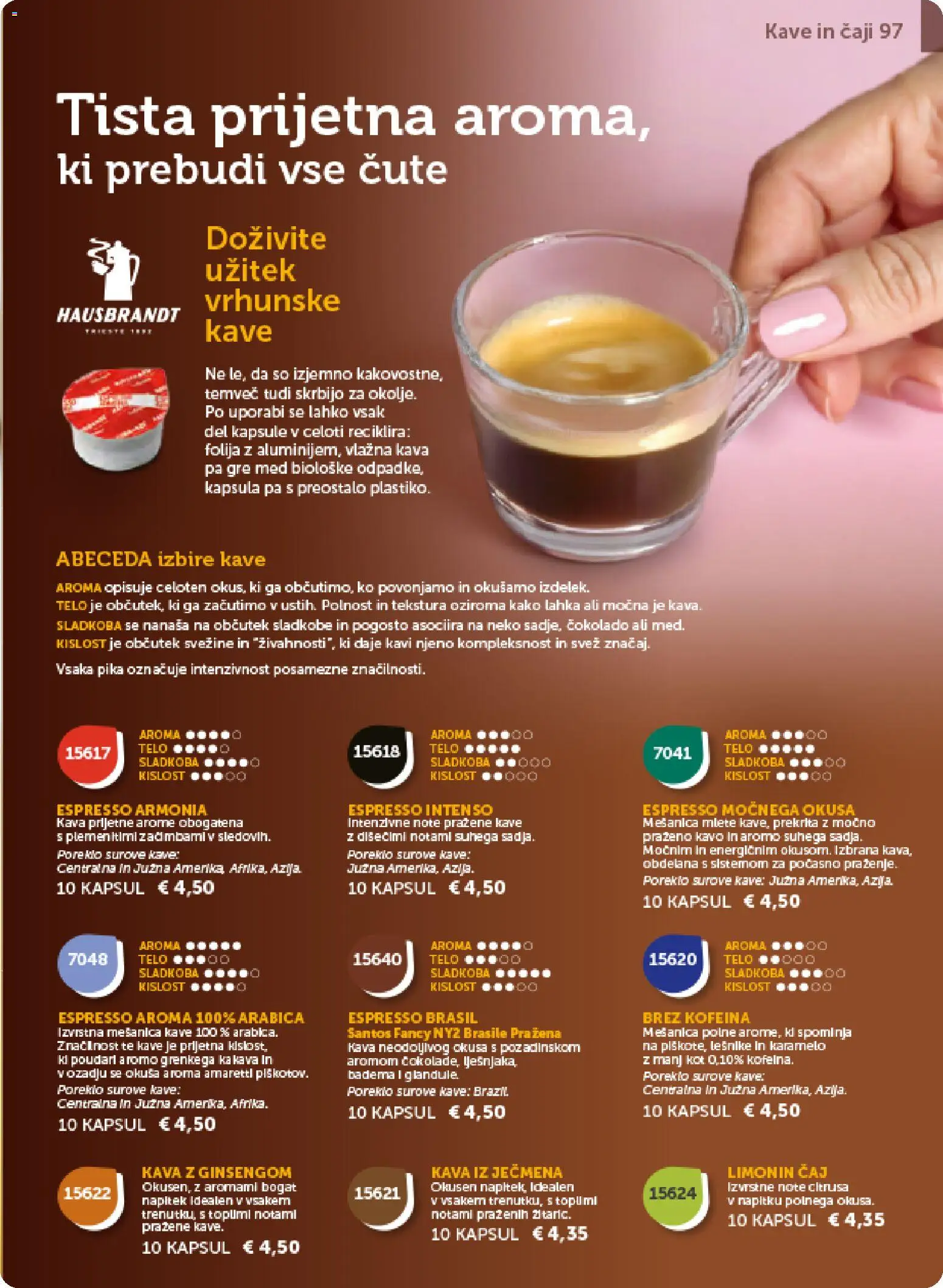 Novi Bofrost katalog ponudbe – veljaven od 01.02.2026 | Stran: 97 | Izdelki: Kava, Caj, Folija