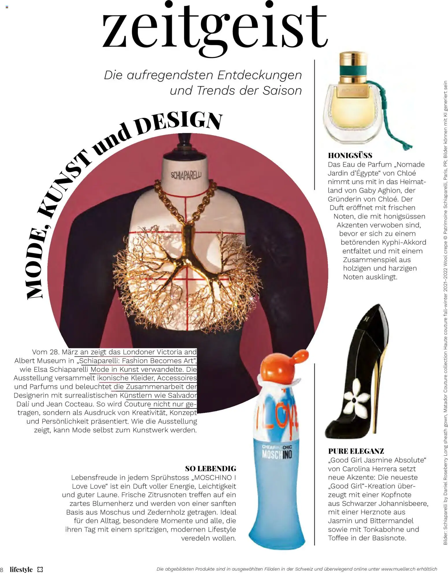 Müller aktionen Magazin – gültig ab 01.03.2026 | Seite: 8 | Produkte: Eau de Parfum, Parfüm, Duft, Fall