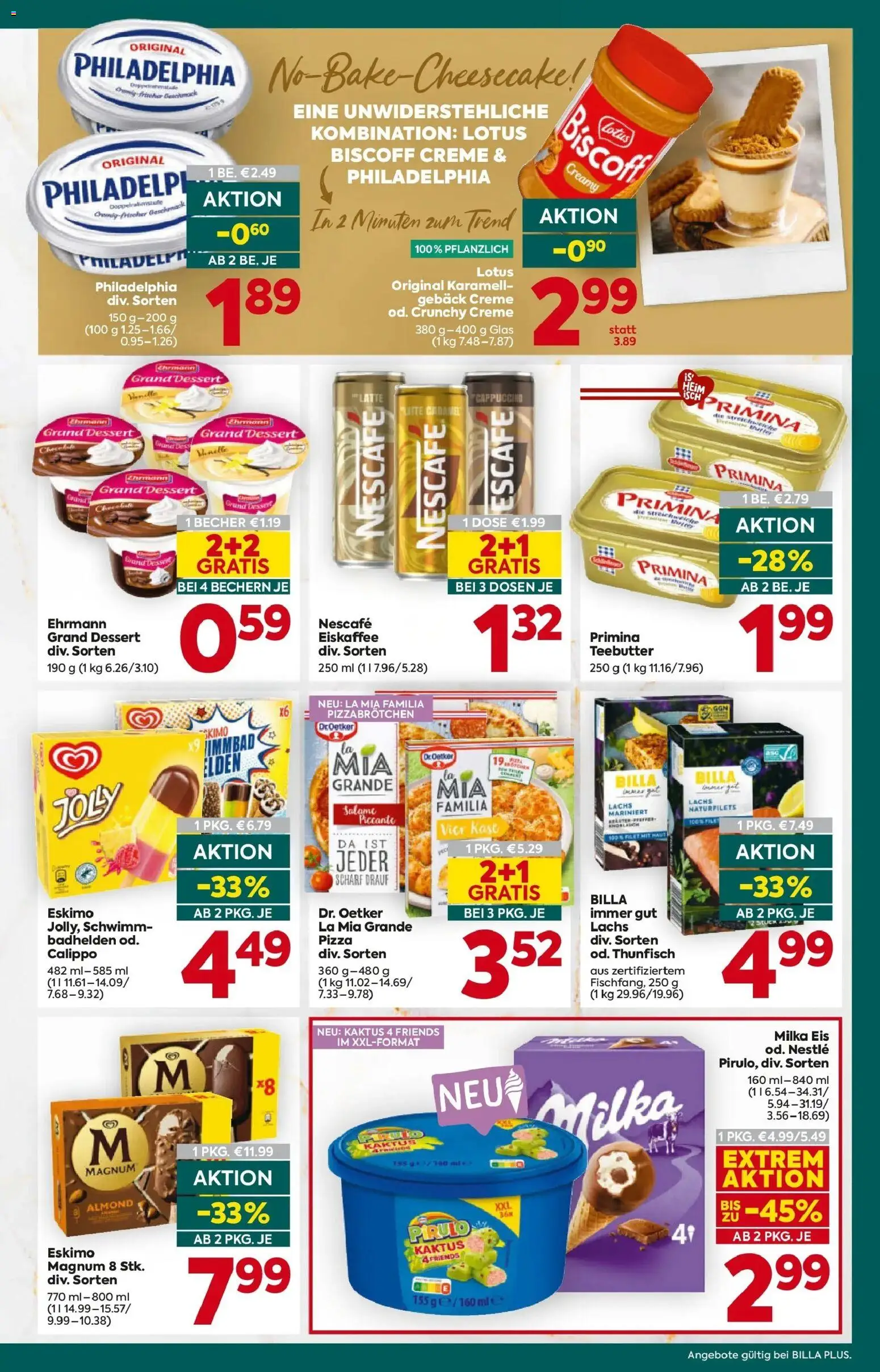 Billa Plus - BILLA PLUS: Flugblatt Tirol gültig ab 22.04.2026 | Seite: 11 | Produkte: Eis, Creme, Pizza