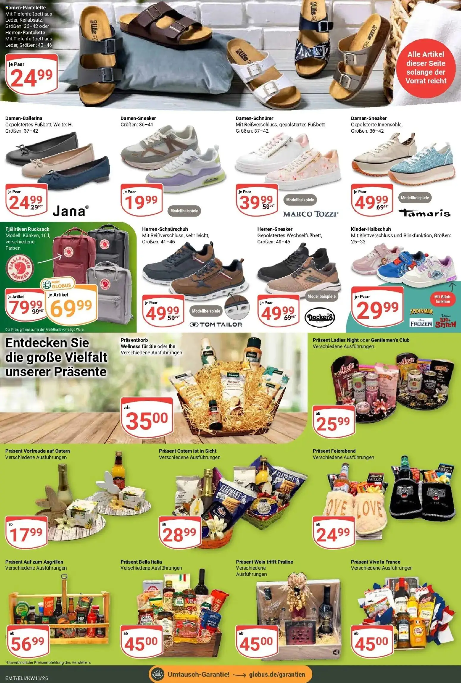 Globus prospekt Erfurt-Linderbach	 – gültig ab 09.03.2026 | Seite: 30 | Produkte: Wein, Rucksack