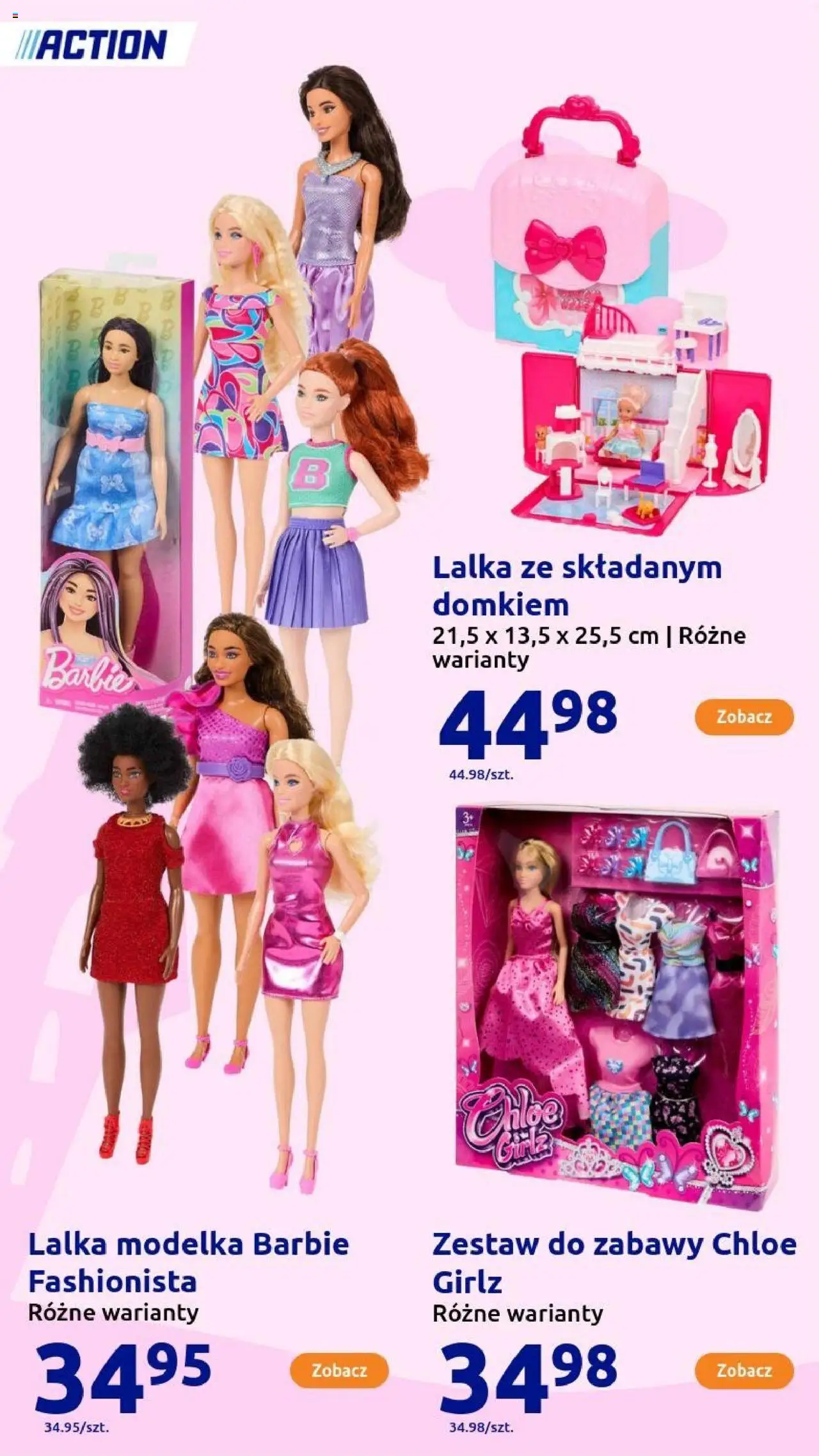 Action Gazetka - Presents od 08.10.2025 | Strona: 35 | Produkty: Lalka, Barbie