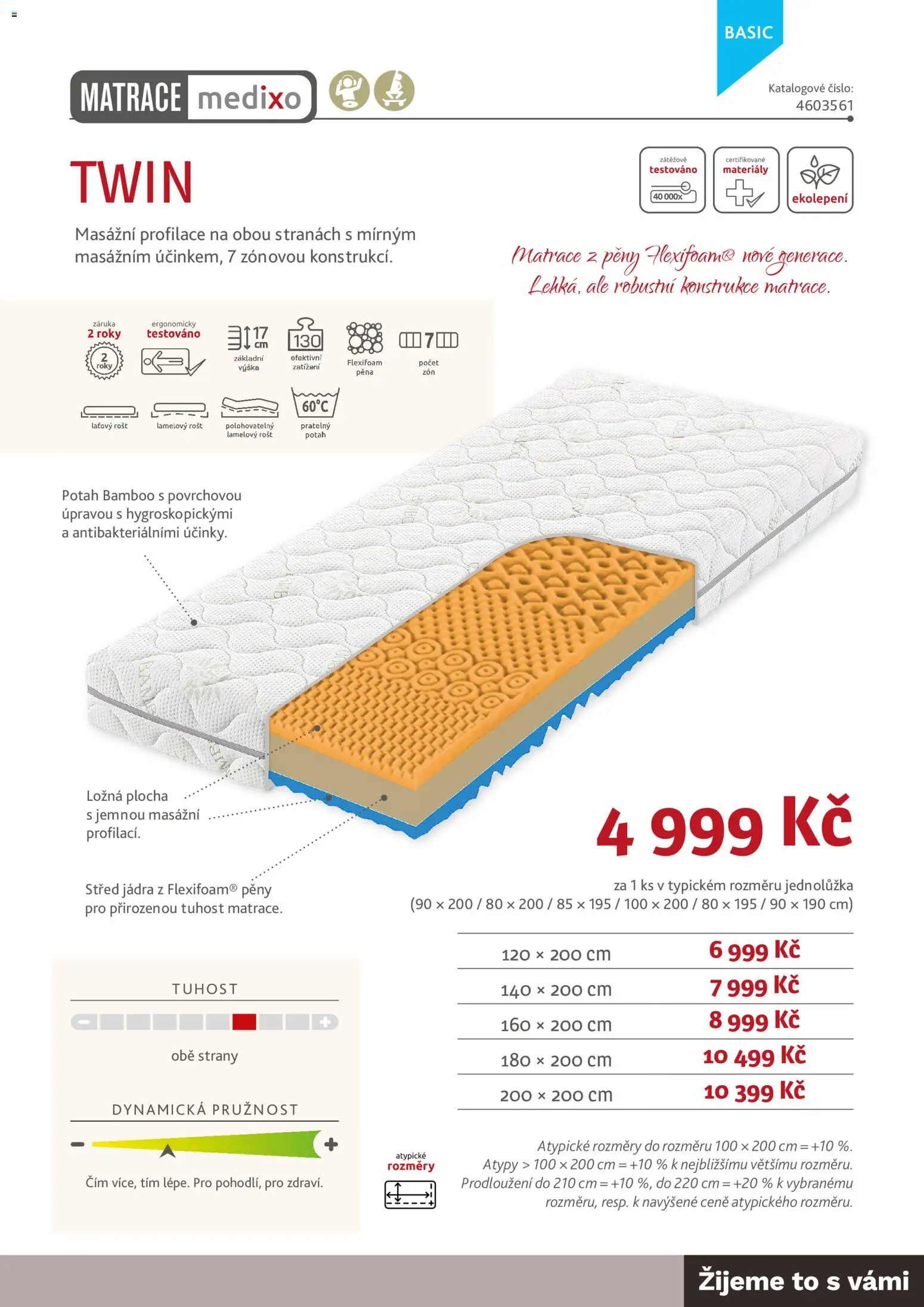 ASKO nábytek leták - Nabídka matrací od 01.01.2026 | Strana: 25 | Produkty: Matrace, Rošt