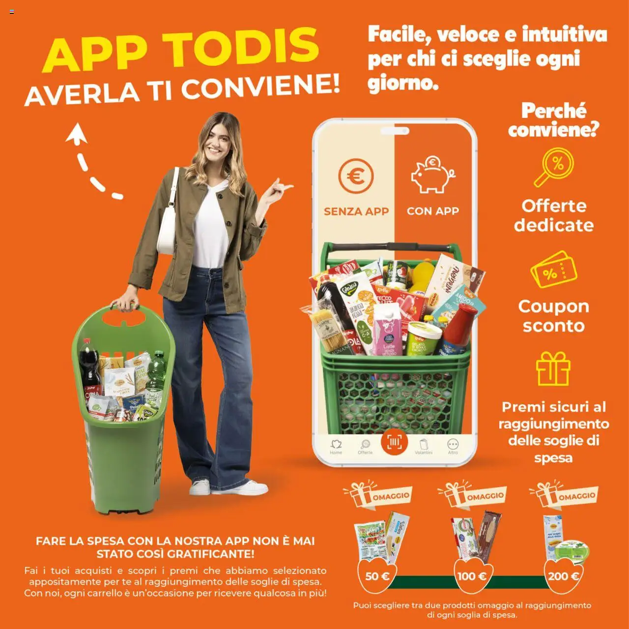 Volantino Todis del 18.09.2025 | Pagina: 2 | Prodotti: Tè, Latte, Carrello
