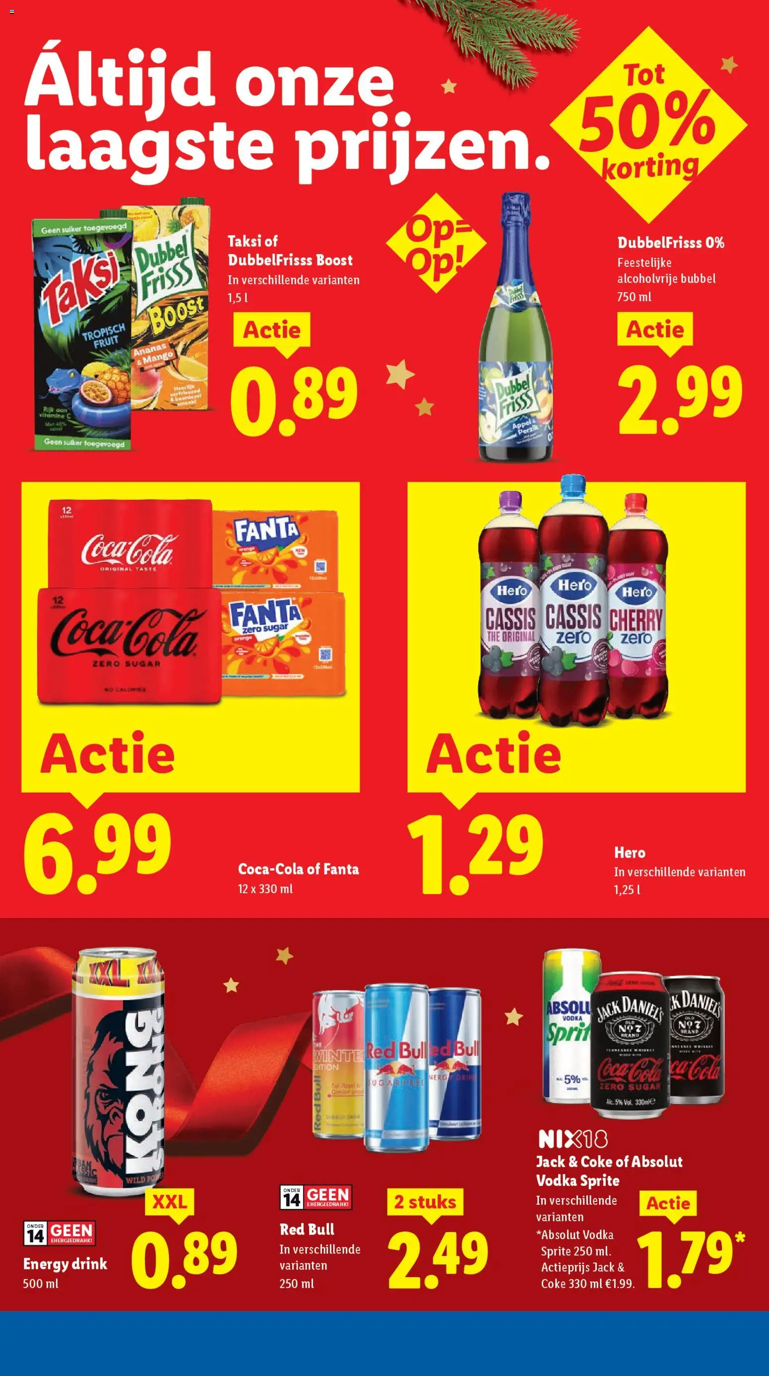 {H1} | Pagina: 11 | Producten: Waffelini, Ananas, Sprite, Red Bull