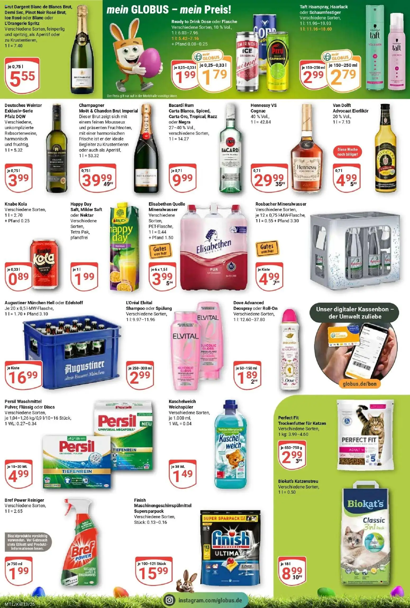 Globus prospekt Maintal-Dörnigheim	 – gültig ab 23.03.2026 | Seite: 3 | Produkte: Rum, Smirnoff, Saft, Persil