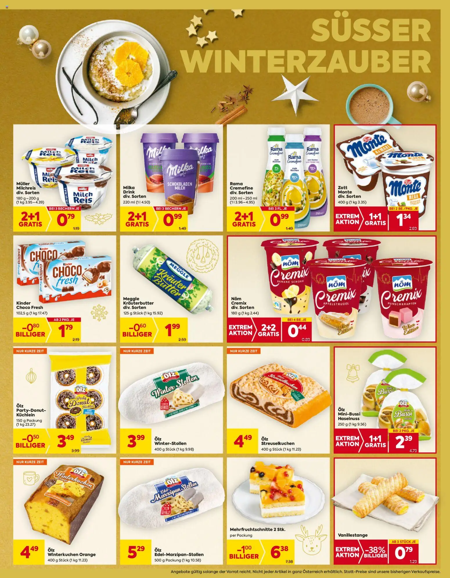 Billa Flugblatt - Burgenland gültig ab 11.12.2025 | Seite: 9 | Produkte: Milch, Butter, Reis