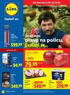 Lidl katalog - pregled Lidl kataloga - važi od 09.10.2025