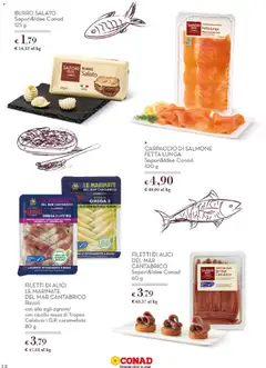 Anteprima del volantino Spazio Conad Gourmet Natale catalogo valido a partire dal 01.12.2025 | Pagina: 12 | Prodotti: Olio, Burro, Agrumi, Alici
