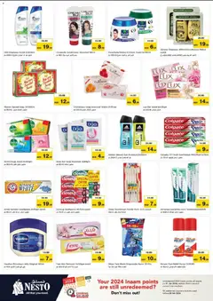 Preview of Nesto January Blockbuster Deals - Al Mina Road, Al Hudauba,  Dubai valid from 08.01.2026 | Page: 22 | Products: Leivänpaahdin, Κρέμα σώματος, Αφροντούζ, Δίσκος