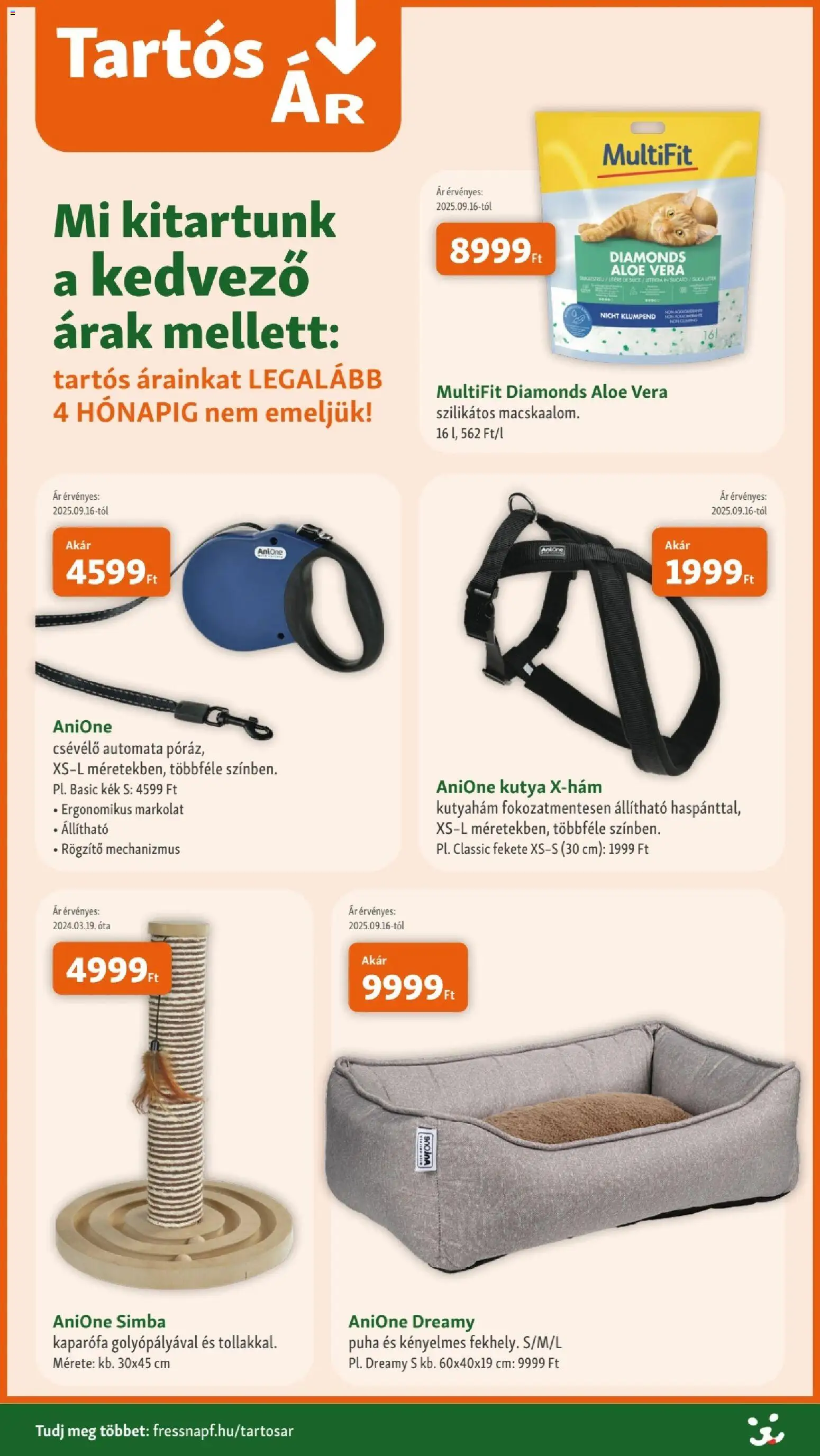 Fressnapf akciós ujság - amely érvényes a következő dátumtól: 08.01.2026 | Oldal: 4 | Termékek: Aloe vera