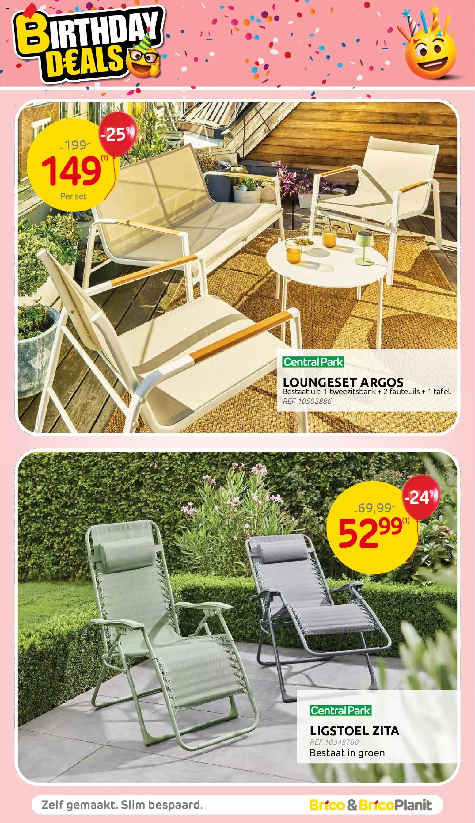 {H1} | Pagina: 5 | Producten: Ligstoel