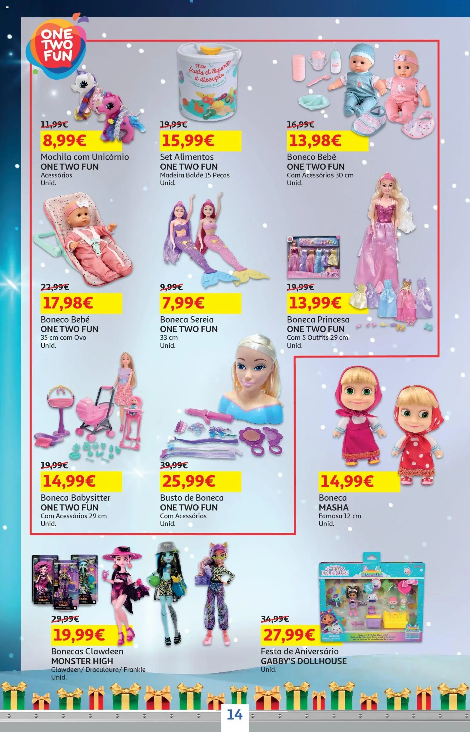 Auchan - Presentes │ válido de 01.11.2025 | Página: 14 | Produtos: Mochila, Balde