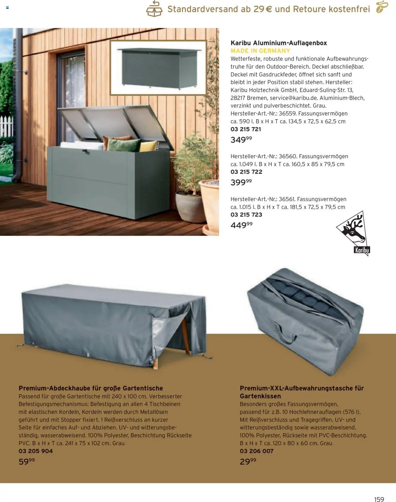 Katalog Tchibo Herbst – gültig ab 15.09.2025 | Seite: 159 | Produkte: Truhe