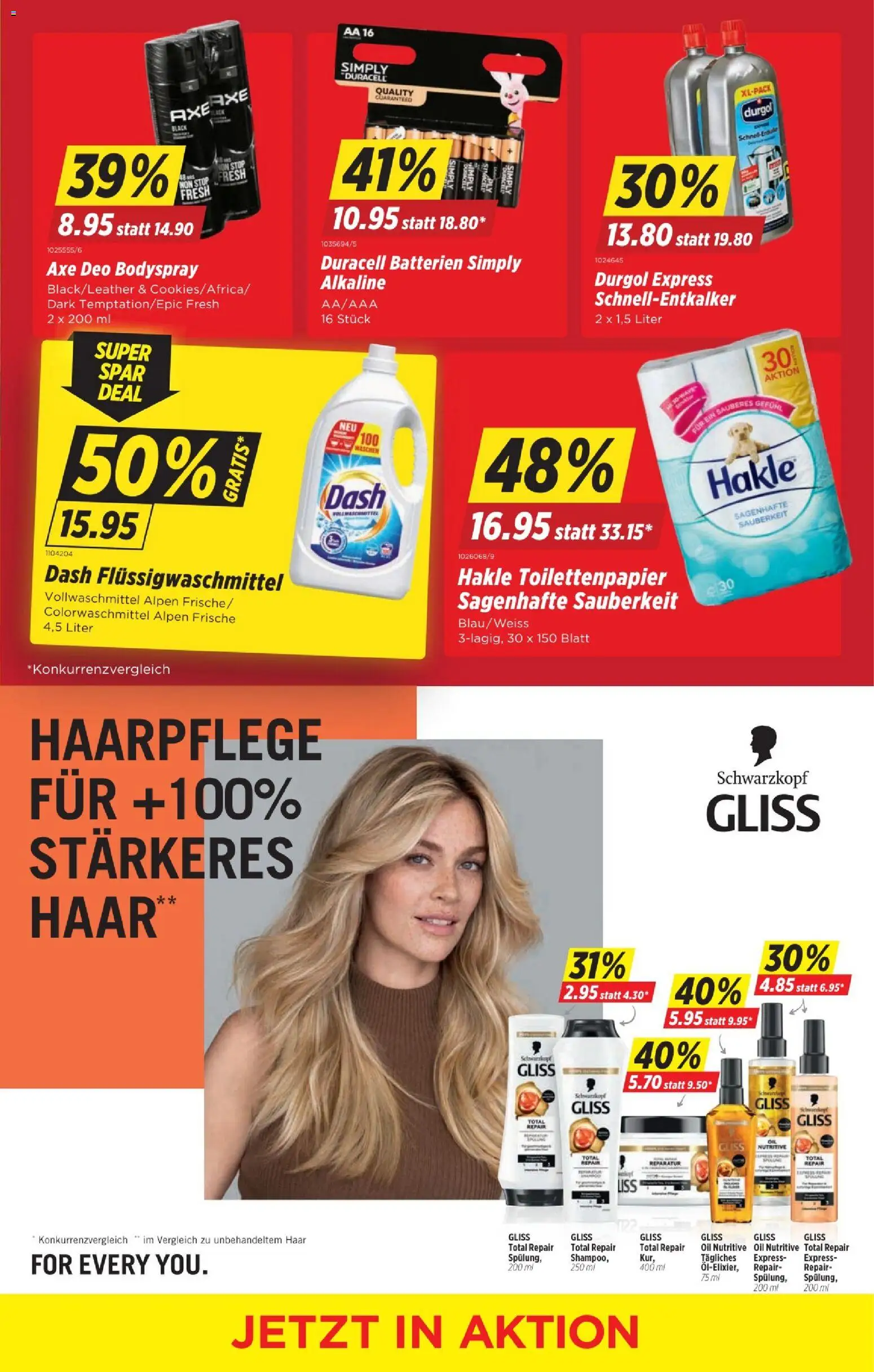 Denner Aktionen – gültig ab 12.02.2026 | Seite: 15 | Produkte: Shampoo, Conditioner, Deodorant, Spülung