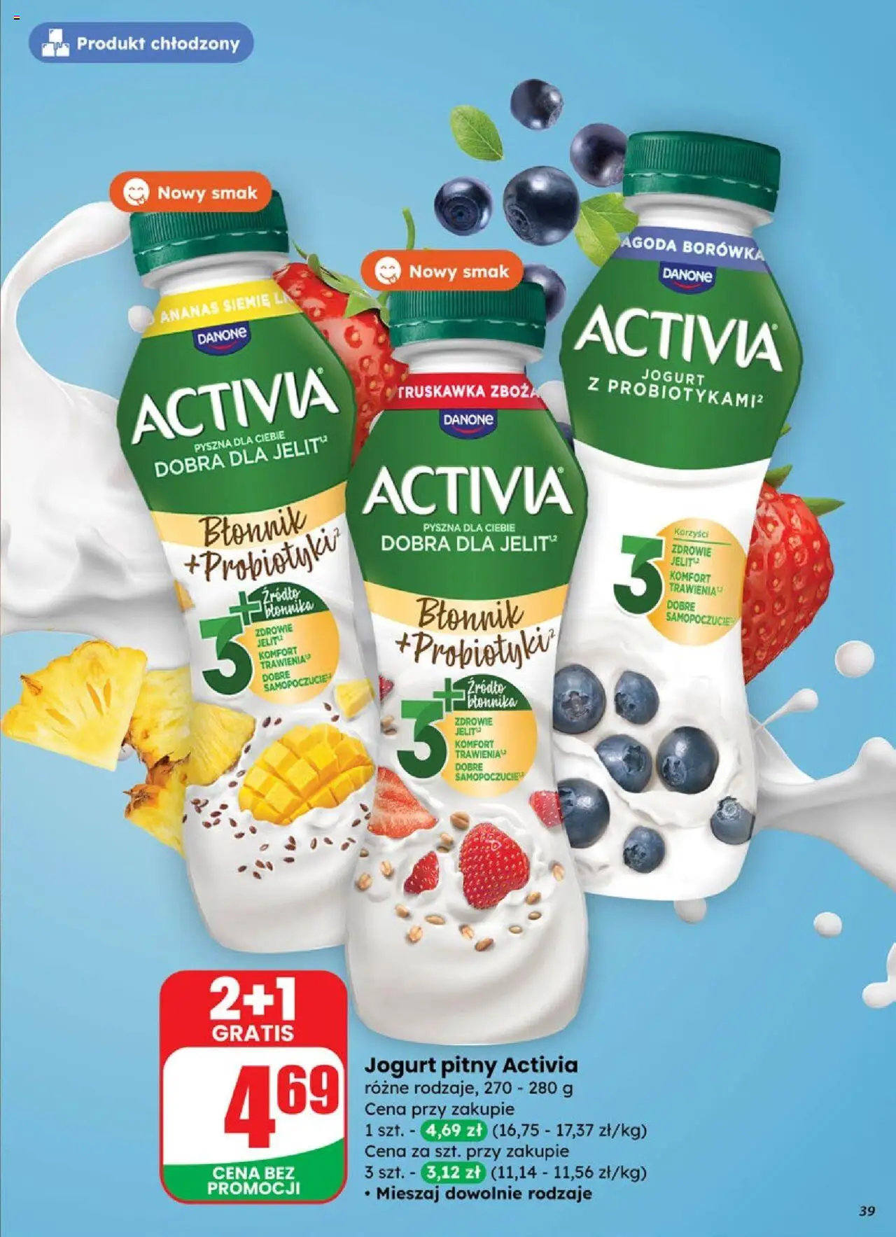 Dino Gazetka od 10.09.2025 | Strona: 39 | Produkty: Jogurt pitny, Jogurt, Ananas